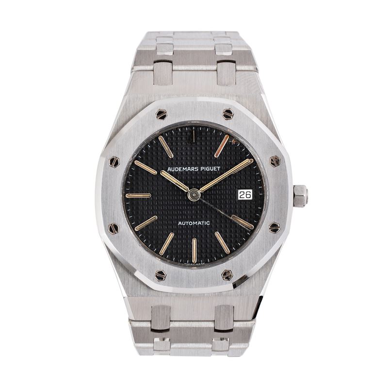 Audemars Piguet - Royal Oak 14486ST, orologio solo tempo automatico in acciaio con quadrante nero
