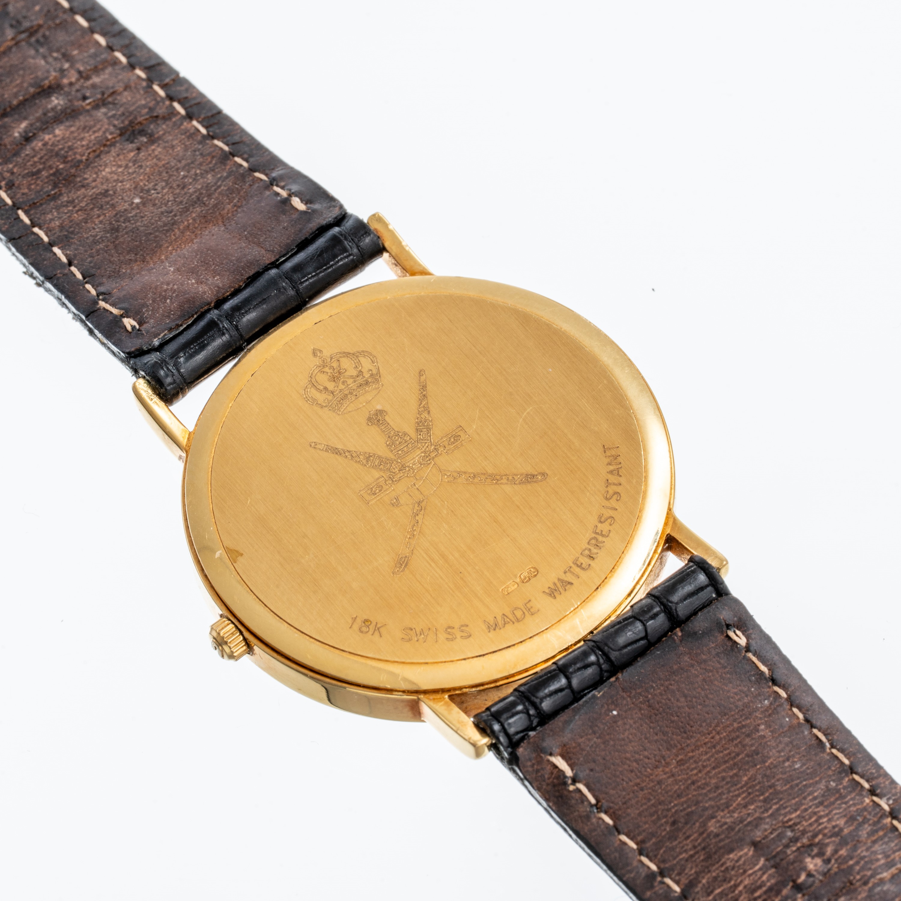 Universal Geneve - Calatrava, orologio solo tempo al quarzo in oro giallo 18 kt