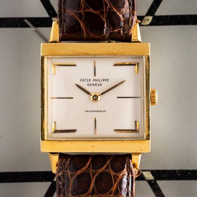 Cioccolatone ref. 3406, orologio solo tempo in oro giallo 18 kt con quadrante argenté personalizz...