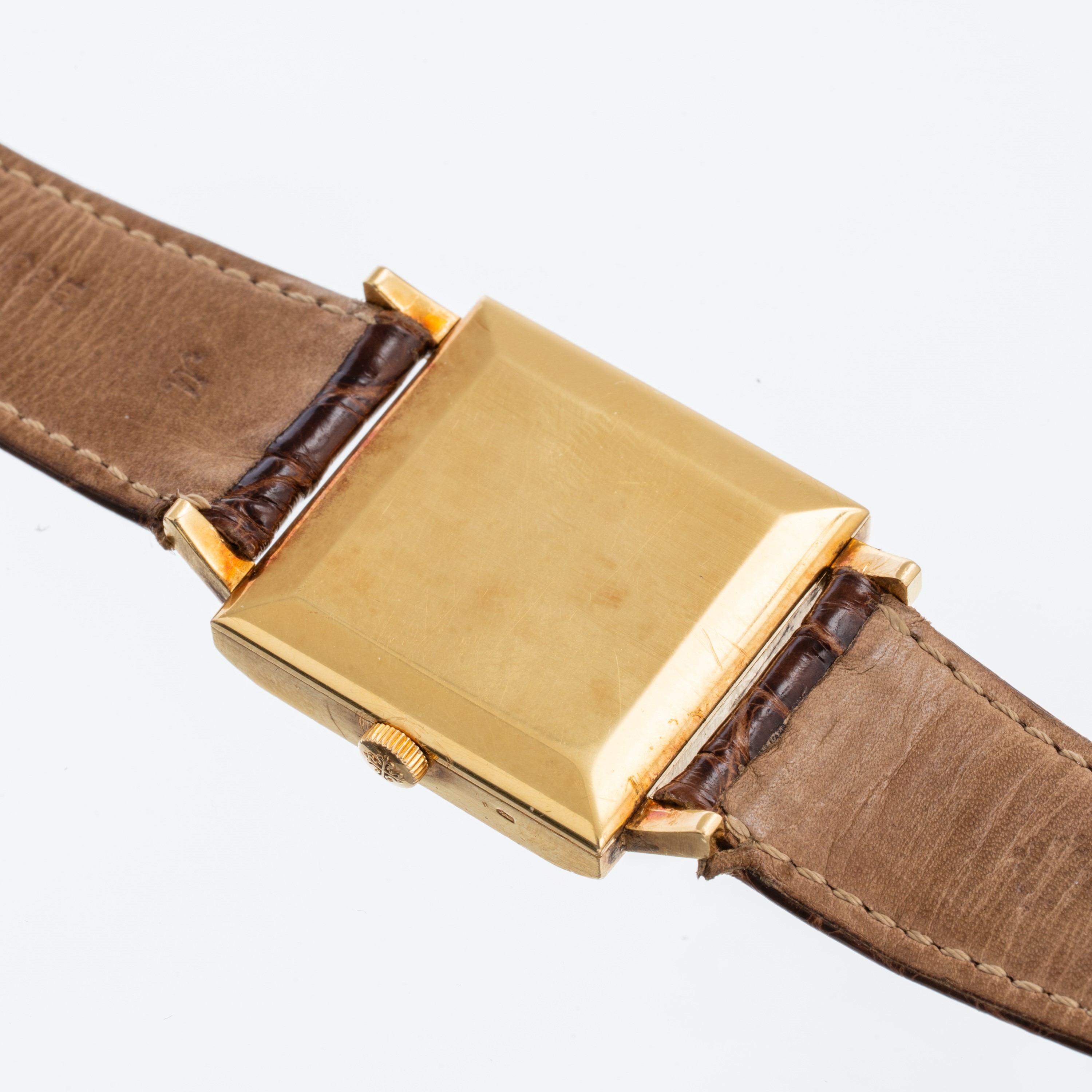 Patek Philippe - Cioccolatone ref. 3406, orologio solo tempo in oro giallo 18 kt con quadrante ar...