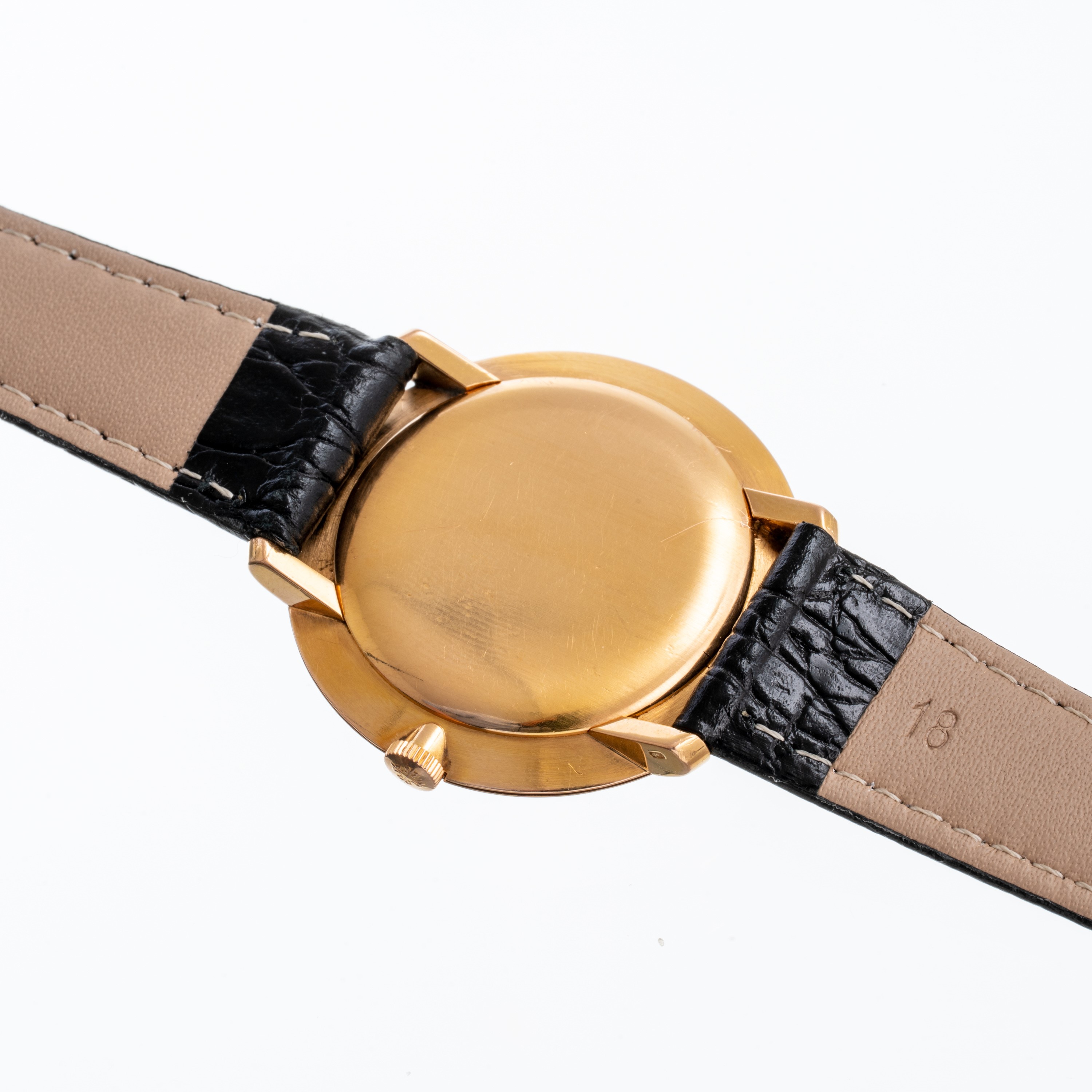 Patek Philippe - Calatrava, disco volante, orologio solo tempo a carica manuale in oro rosa 18 kt...