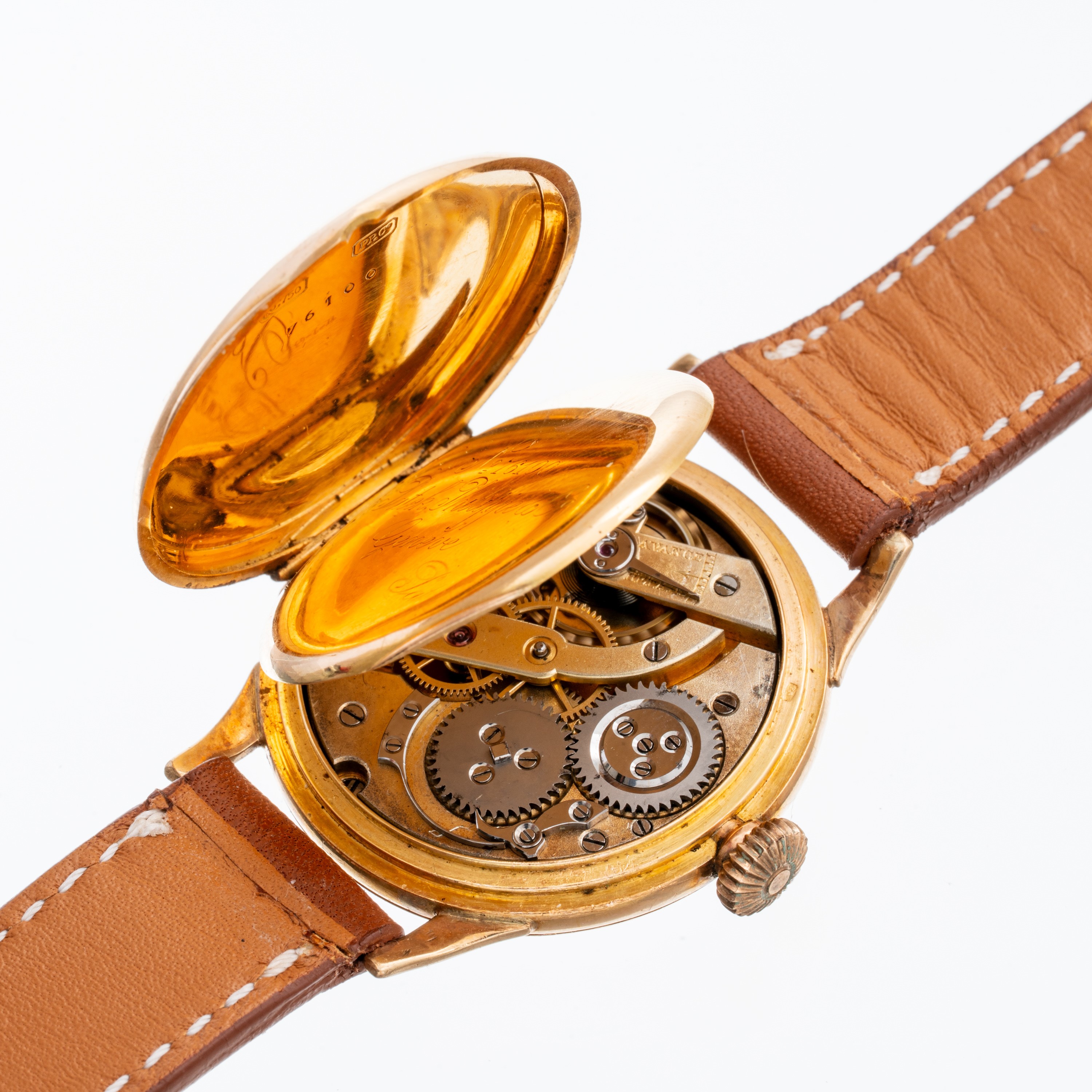 Patek Philippe - Orologio da polso “Solo tempo”, carica manuale, oro rosa 18 kt