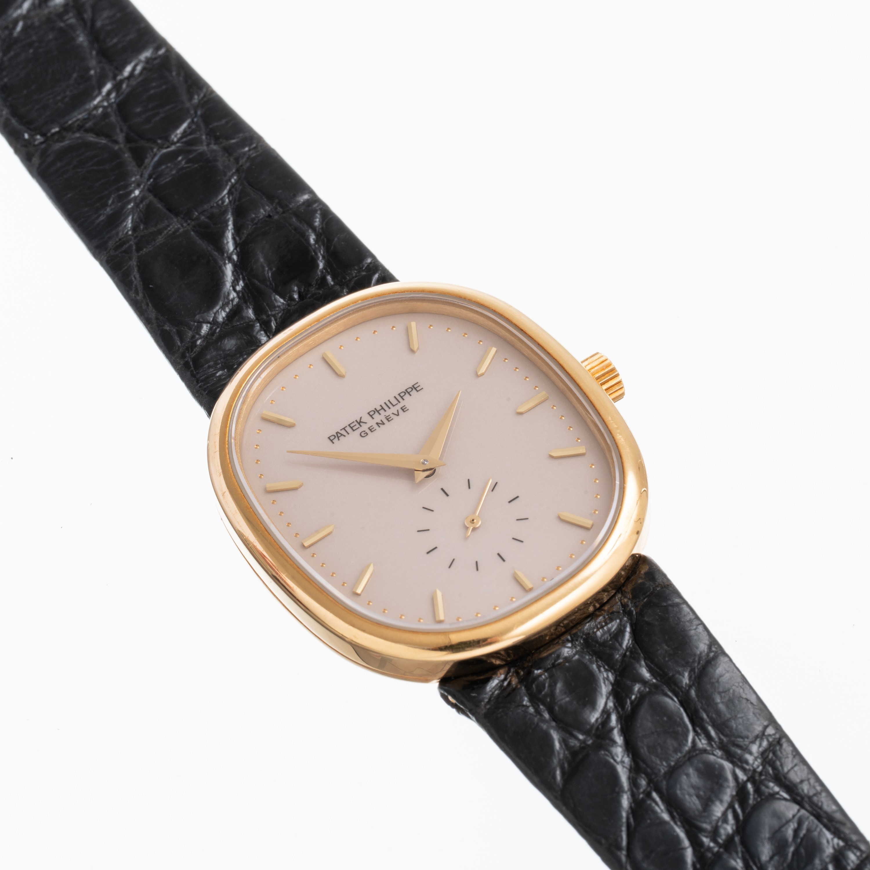Patek Philippe - Ellipse—Orologio solo tempo a carica manuale in oro giallo 18kt, quadrante avori...