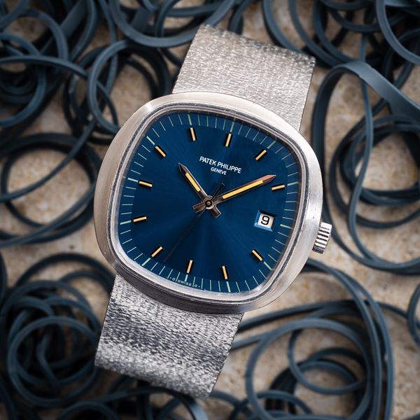 PATEK PHILIPPE - BETA 21 OROLOGIO SOLO TEMPO AL QUARZO IN ORO BIANCO 18KT CON BRACCIALE INTEGRATO IN  [..]