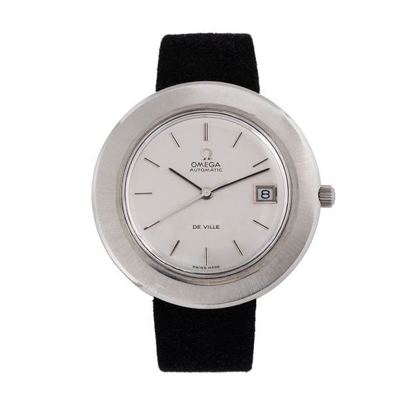 OMEGA - OMEGA - DISCO VOLANTE OROLOGIO SOLO TEMPO A CARICA AUTOMATICA IN ACCIAIO CON QUADRANTE GRIGIO