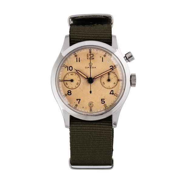 OMEGA - OMEGA - CRONOGRAFO MILITARE CRONOGRAFO A CARICA MANUALE IN ACCIAIO DELL'ESERCITO CANADESE
