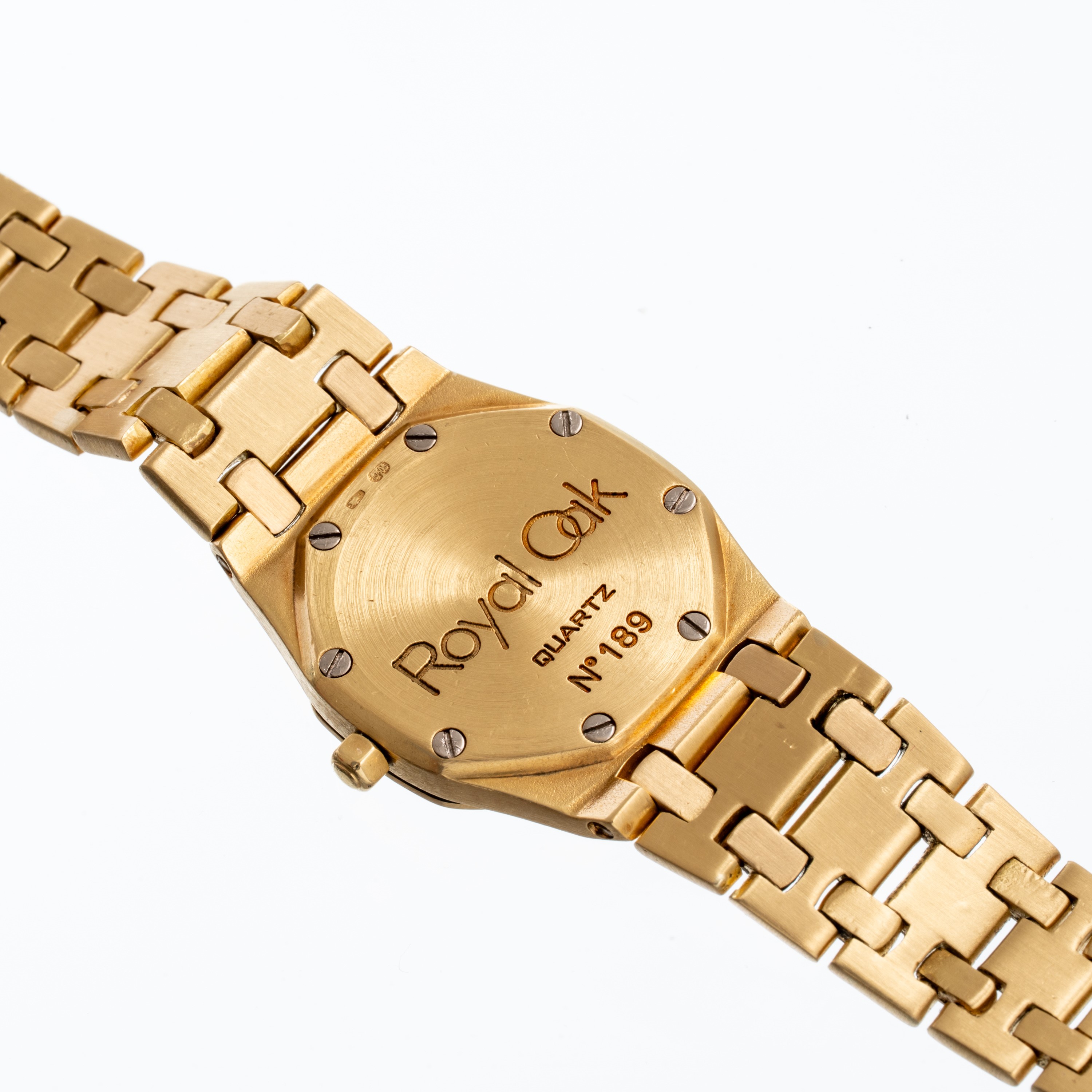 Audemars Piguet - Royal Oak Lady Quartz Orologio Solo Tempo al Quarzo in Oro Giallo 18kt con Quad...