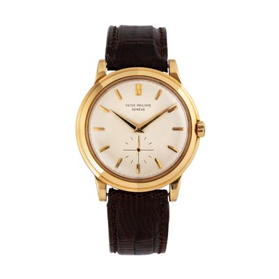 Calatrava 2552, orologio da polso in oro giallo 18 kt con piccoli secondi e carica automatica