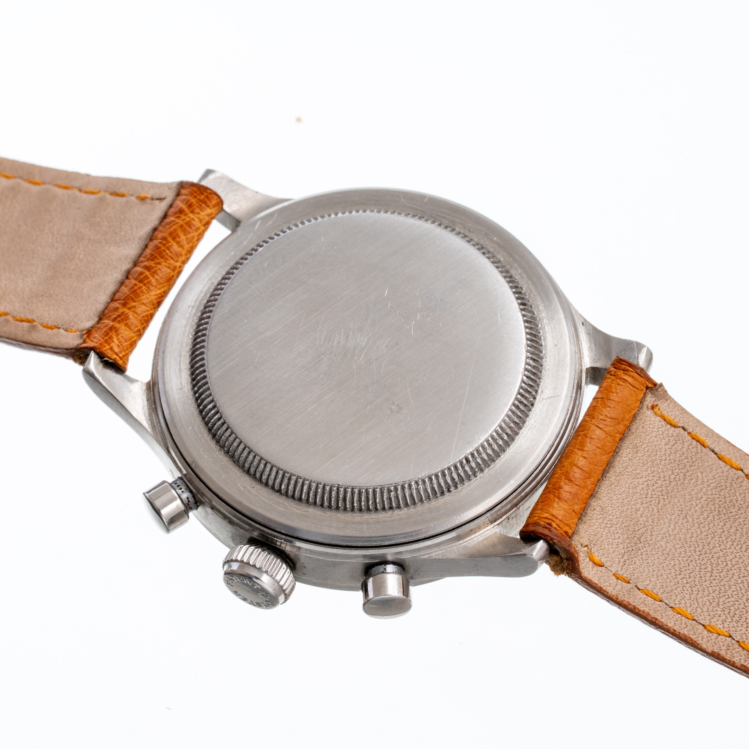 Rolex - Barilotto cronografo a carica manuale in acciaio con quadrante bianco (Ref. 3525, ca. 194...
