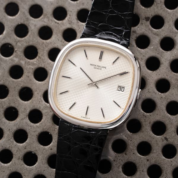 PATEK PHILIPPE - CALATRAVA OROLOGIO SOLO TEMPO A CARICA AUTOMATICA IN ORO BIANCO 18KT CON QUADRANTE  [..]