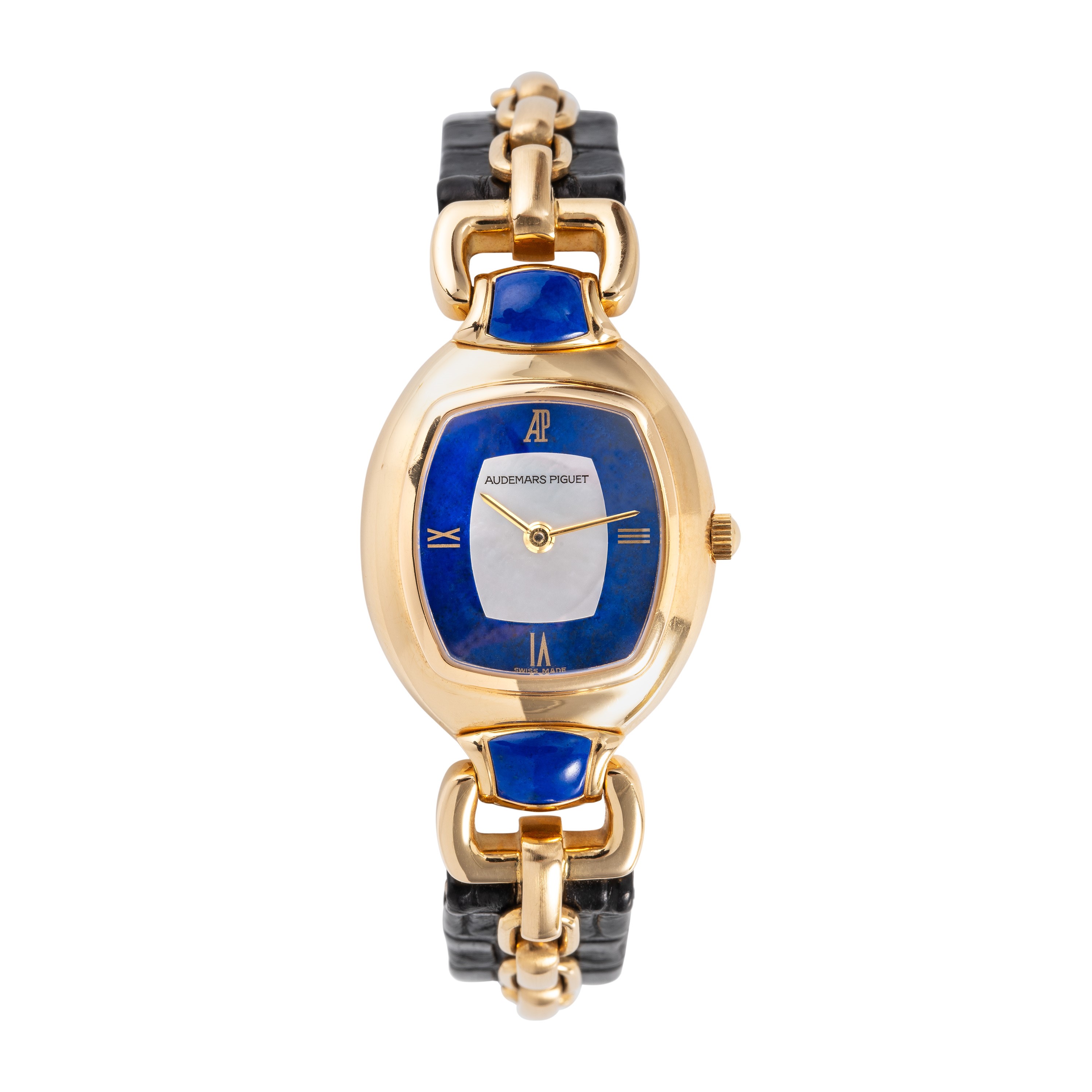 Audemars Piguet - Audemarine, orologio da polso solo tempo al quarzo in oro giallo 18 kt con quad...