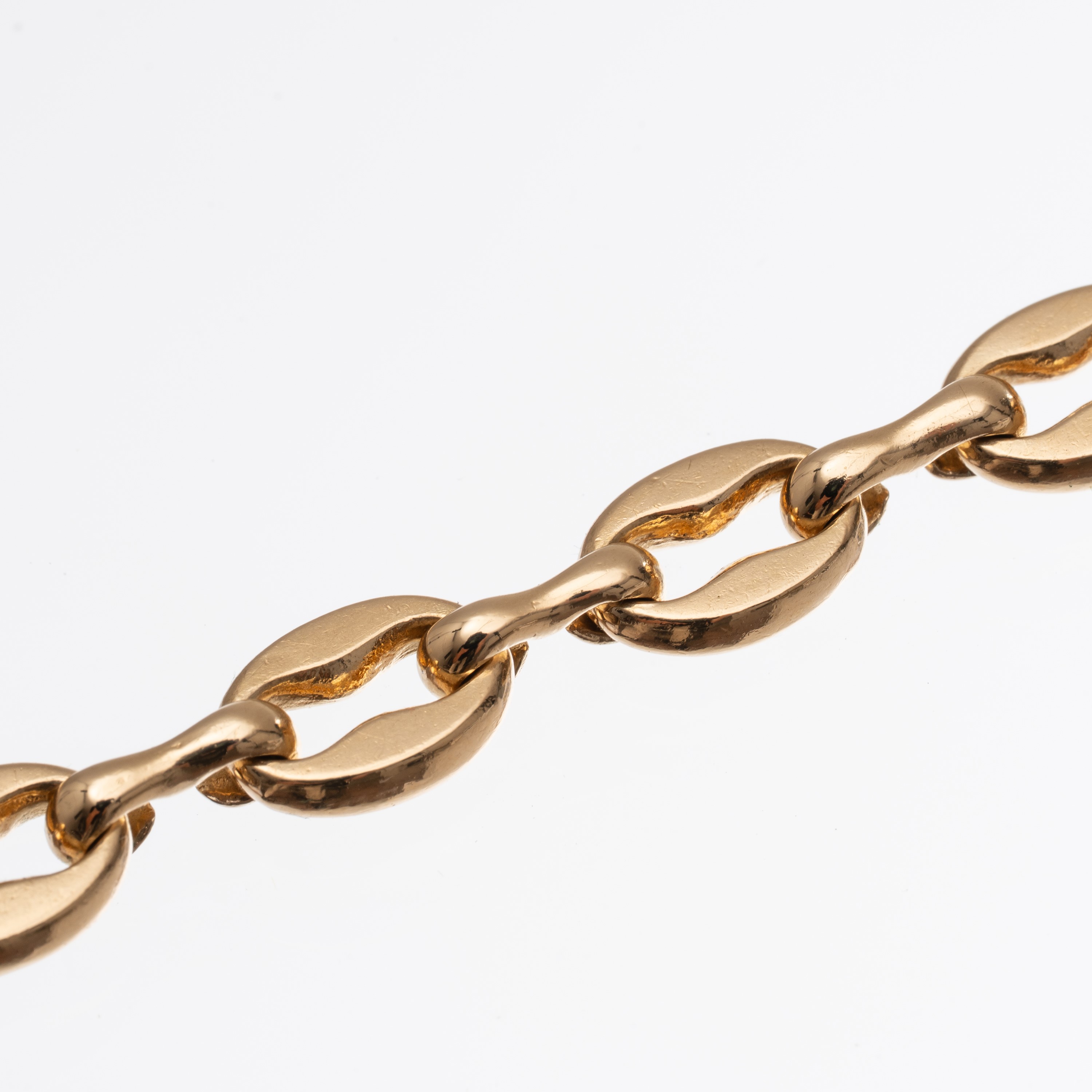 Bracciale in oro giallo 18 kt con marchio "Cartier Paris" e numero di serie 120163