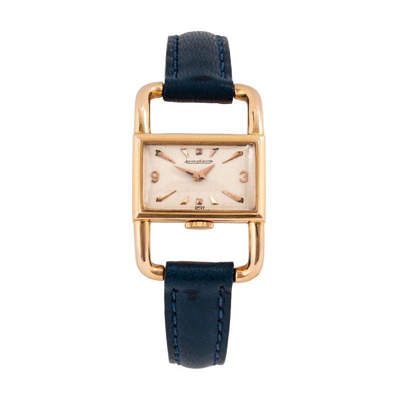 Jaeger le Coultre - Jaeger-LeCoultre, Orologio “Lucchetto” solo tempo a carica manuale in oro ros...