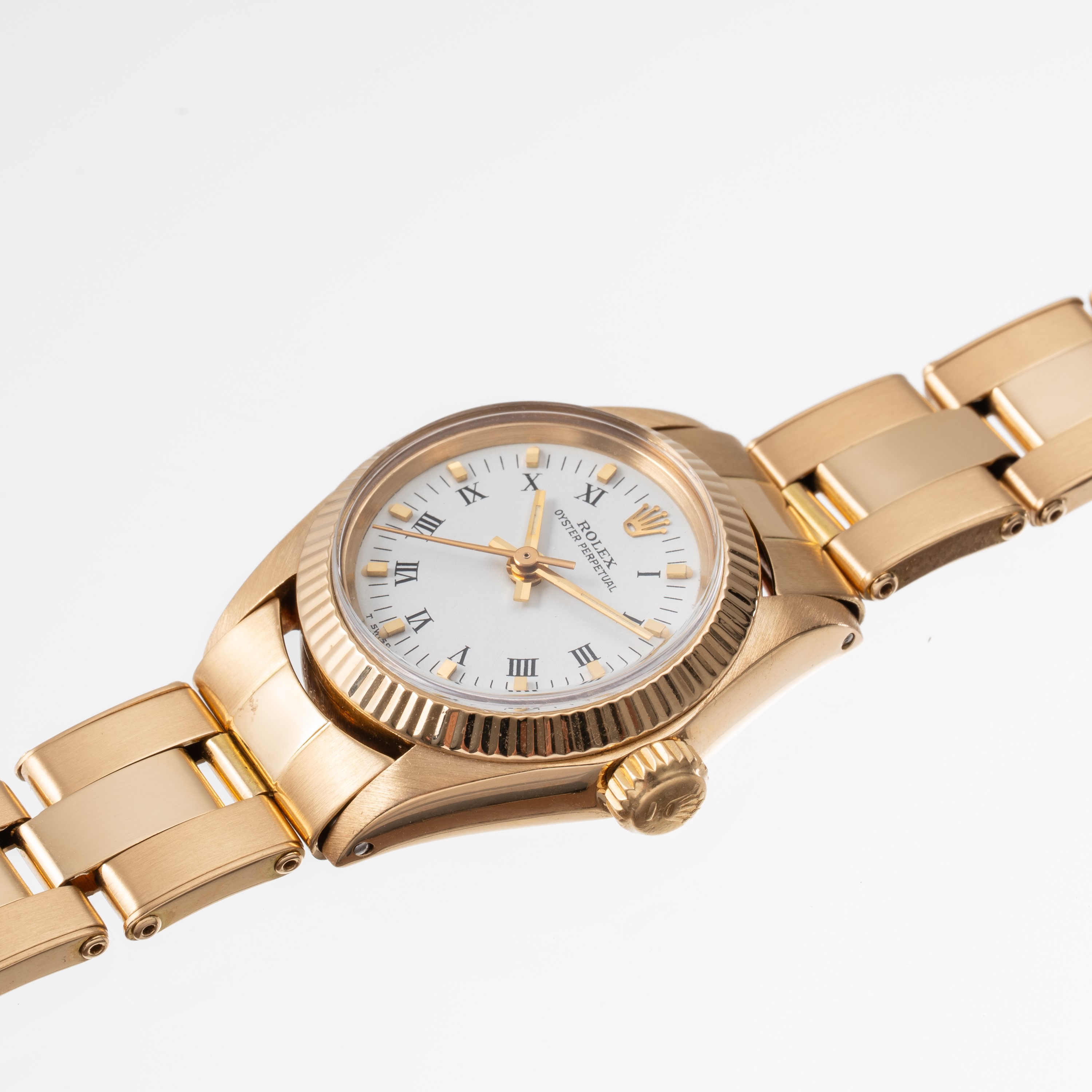 Rolex - Oyster Perpetual Lady 6719, orologio solo tempo automatico in oro giallo 18 kt (1975 circ...