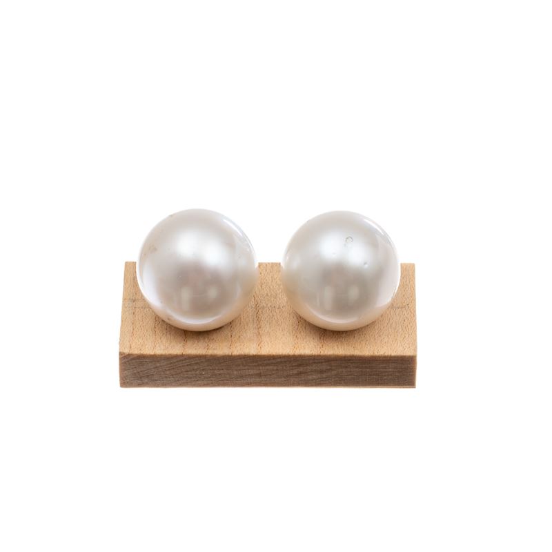 Coppia di perle australiane, perle da 16 mm