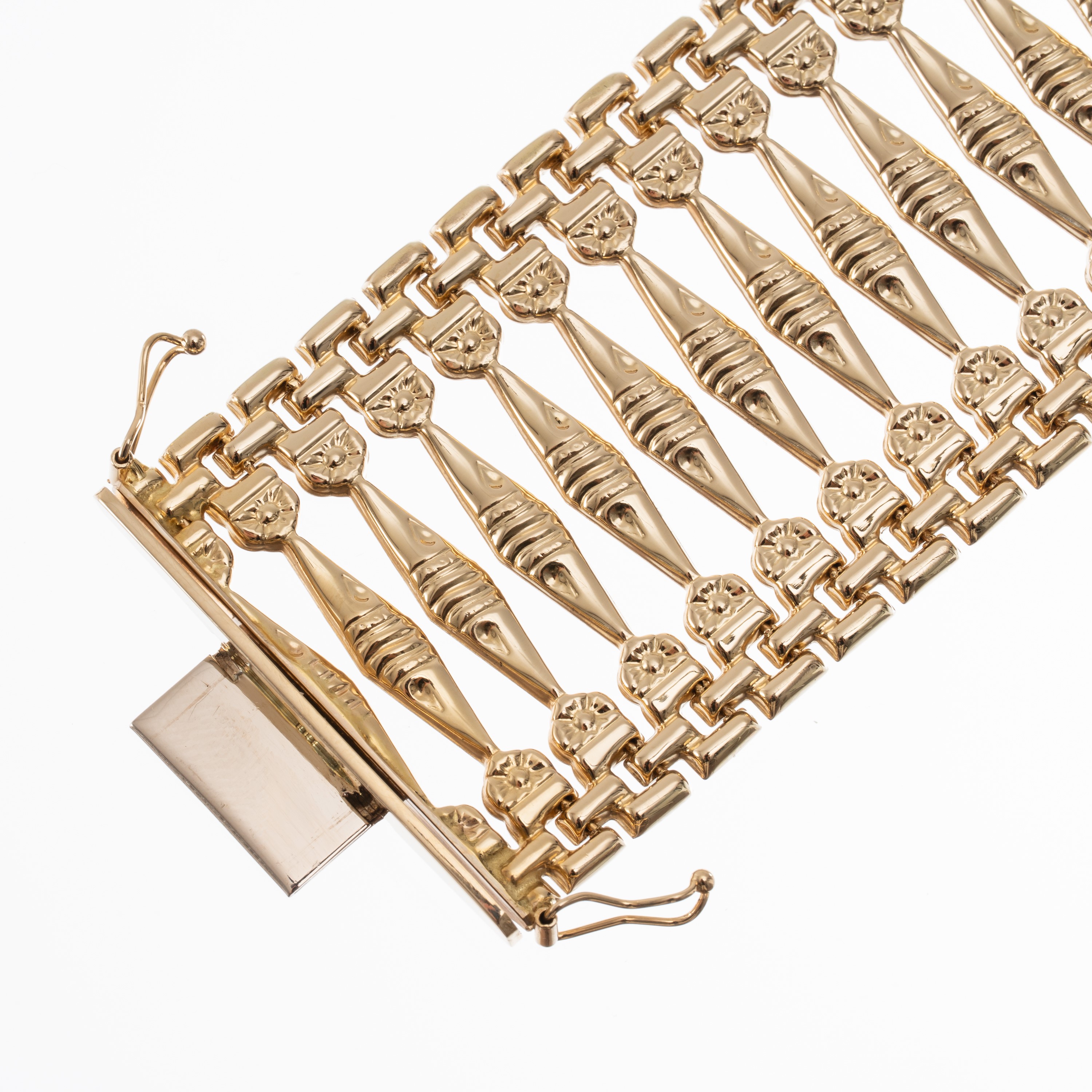 Bracciale in oro giallo 18 kt stampato