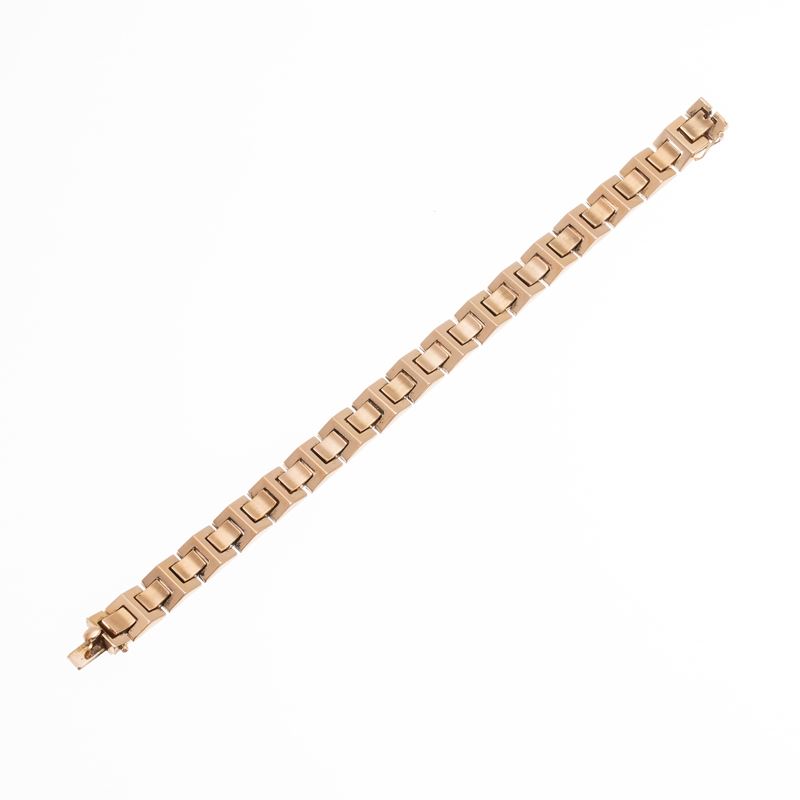 Bracciale in Oro Giallo 18 Kt Stampato