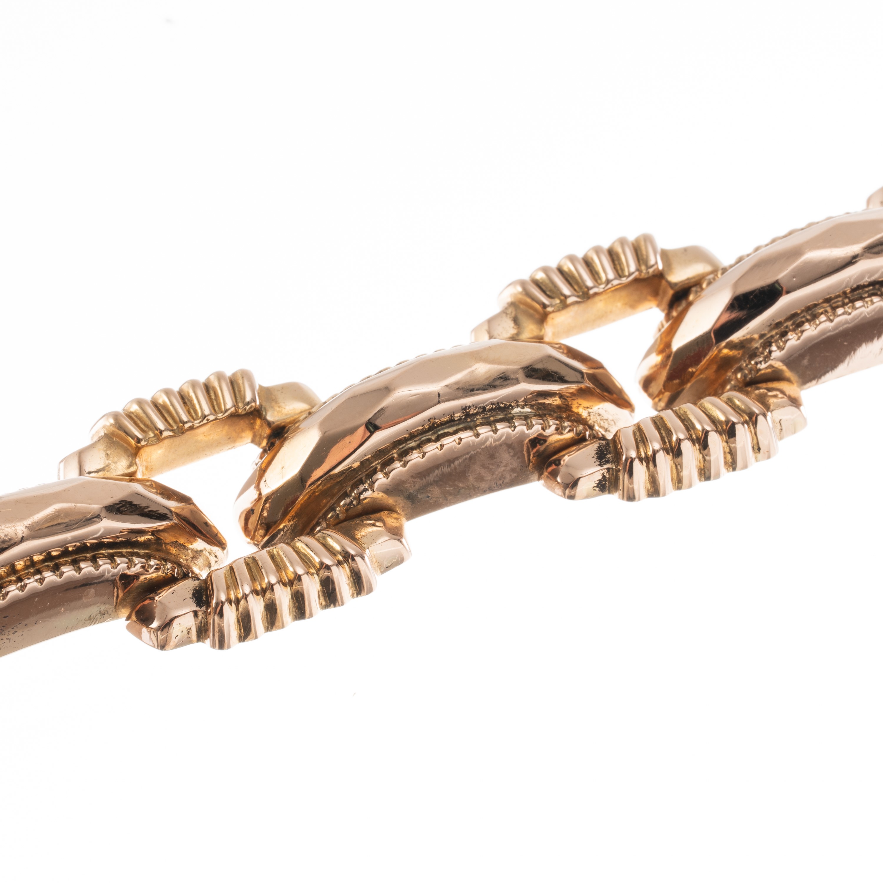 Bracciale in oro giallo 18 kt, anni ’50