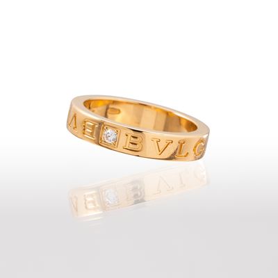 Anello in oro rosa 18 kt con diamante taglio brillante