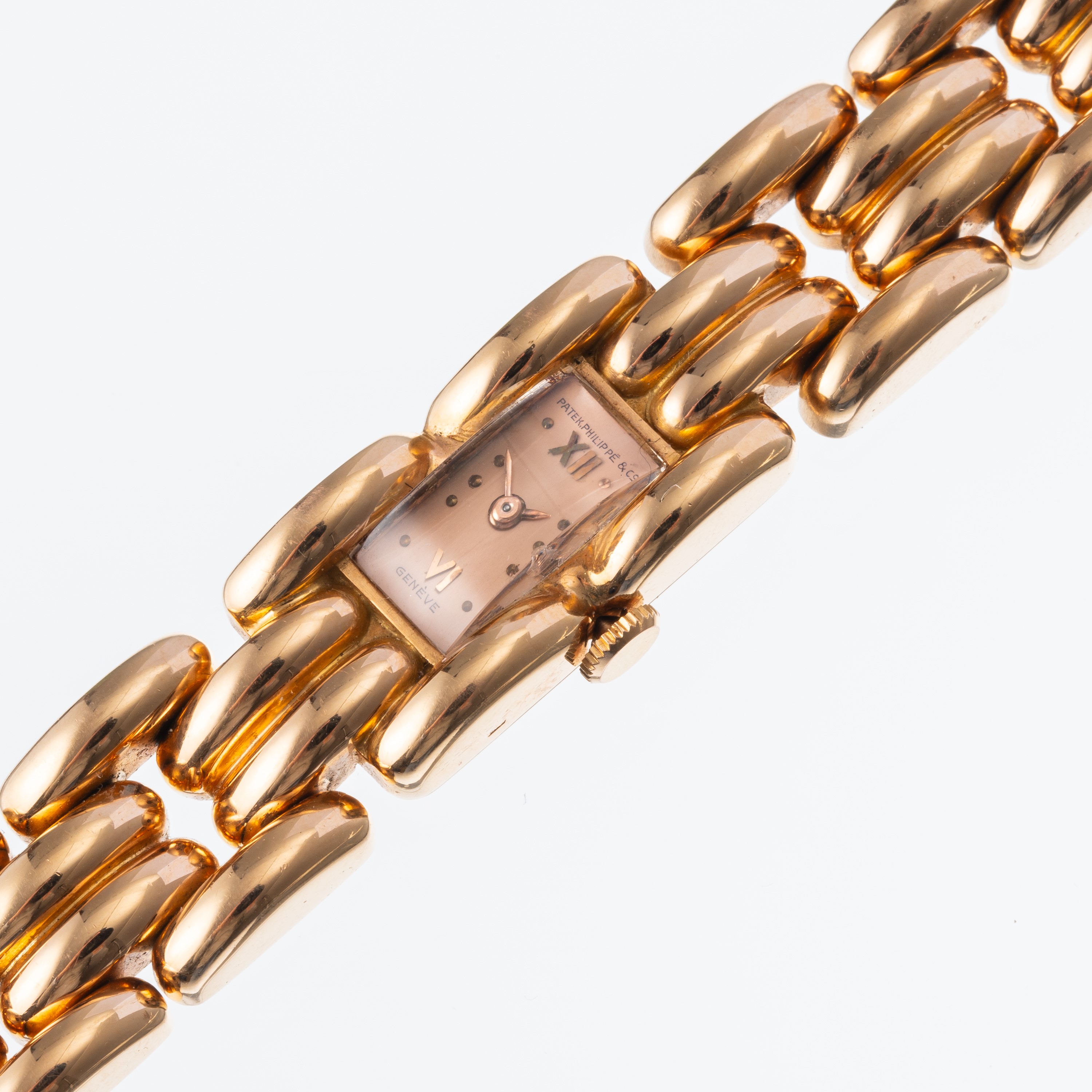 Patek Philippe - Orologio da polso in oro rosa 18 kt a carica manuale ref. 1623 (quadrante rosa)