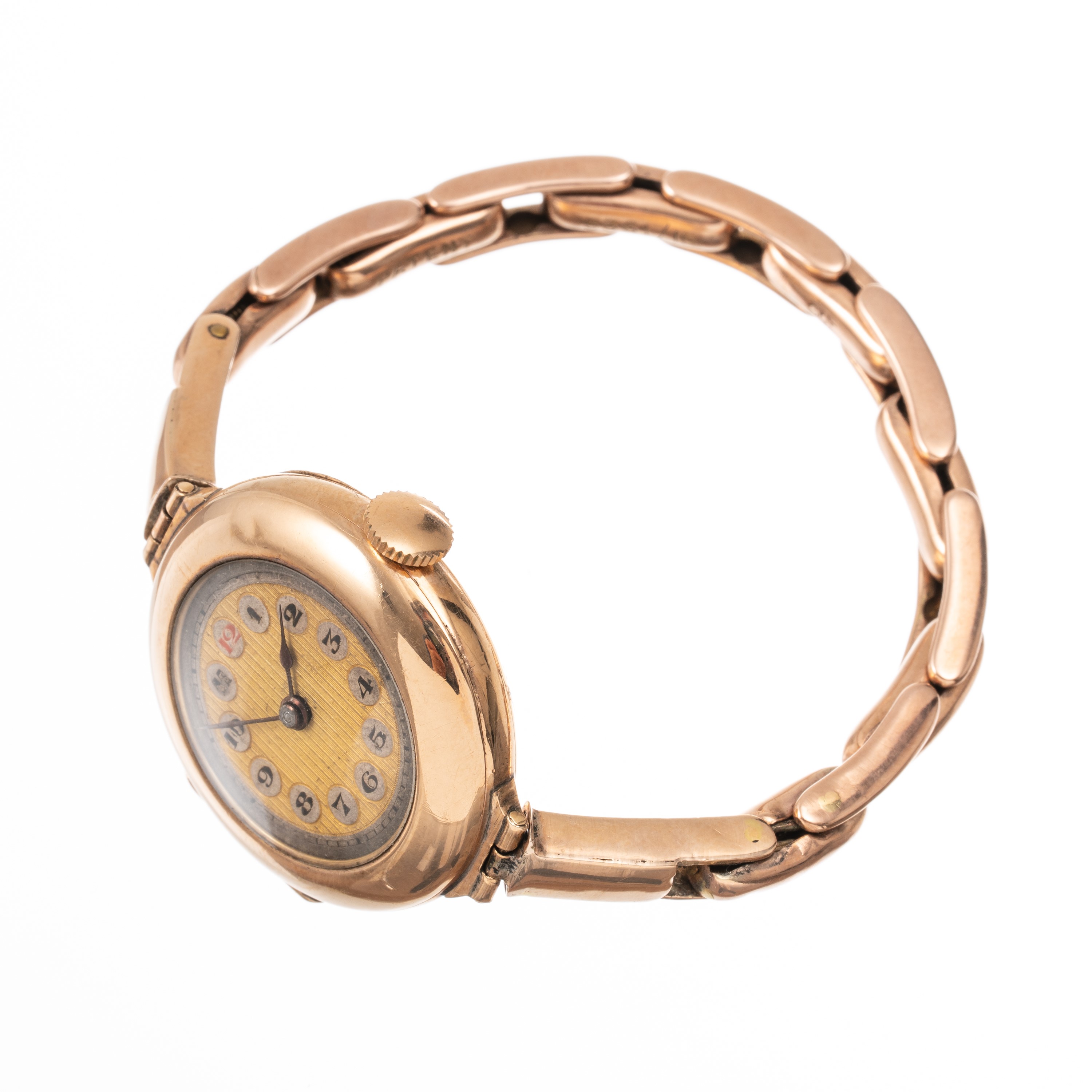 Rolex - Orologio Solo Tempo in oro rosa 9ct con bracciale elastico