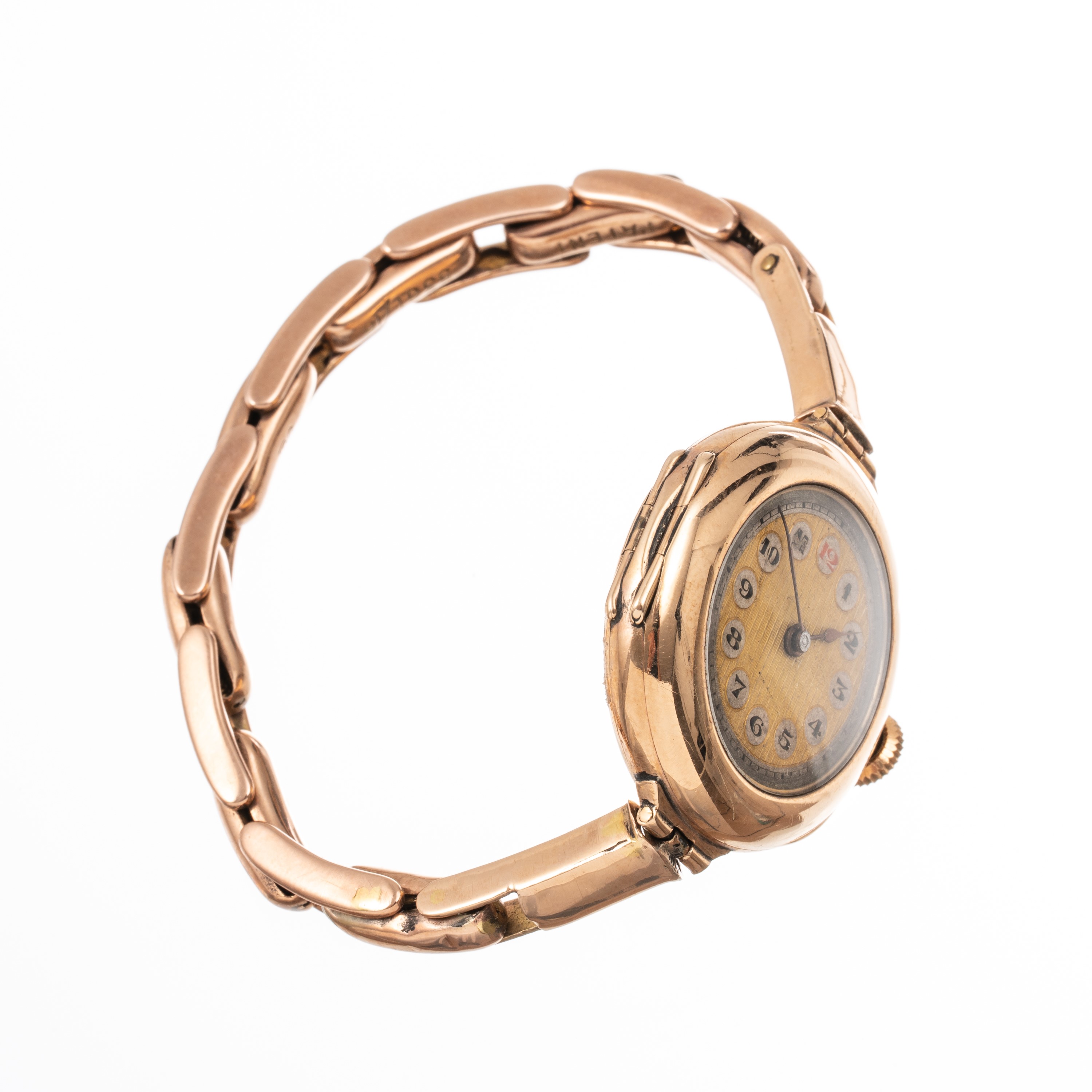Rolex - Orologio Solo Tempo in oro rosa 9ct con bracciale elastico