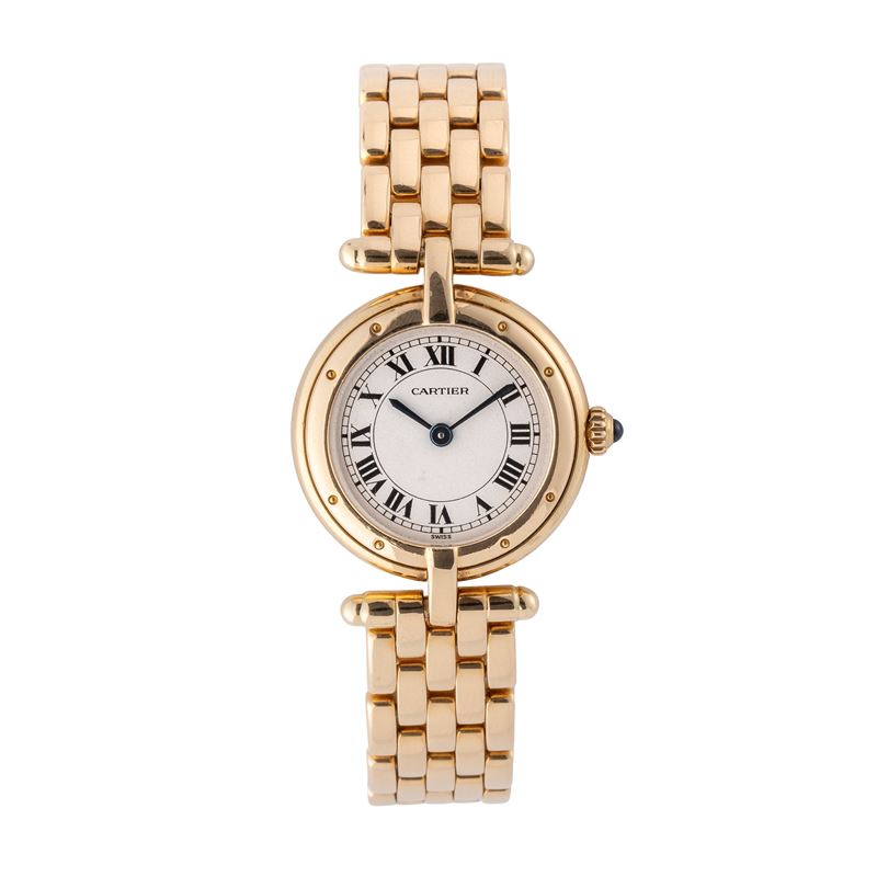 Cartier - Panthère Vendôme 6692, orologio da donna al quarzo solo tempo in oro rosa 18 kt