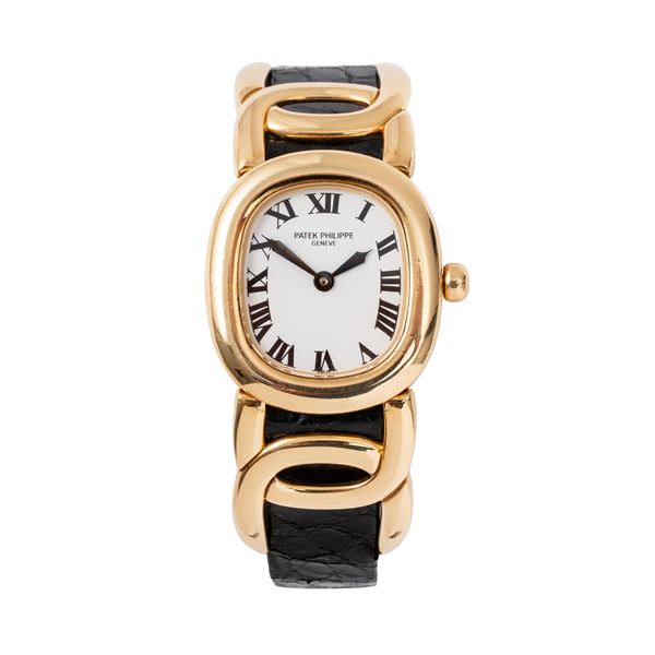 PATEK PHILIPPE - PATEK PHILIPPE - ELLIPSE OROLOGIO SOLO TEMPO AL QUARZO IN ORO GIALLO 18KT