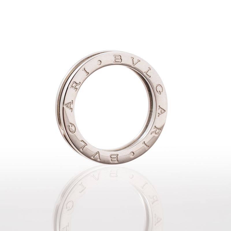 Bulgari - Anello in oro bianco 18 kt