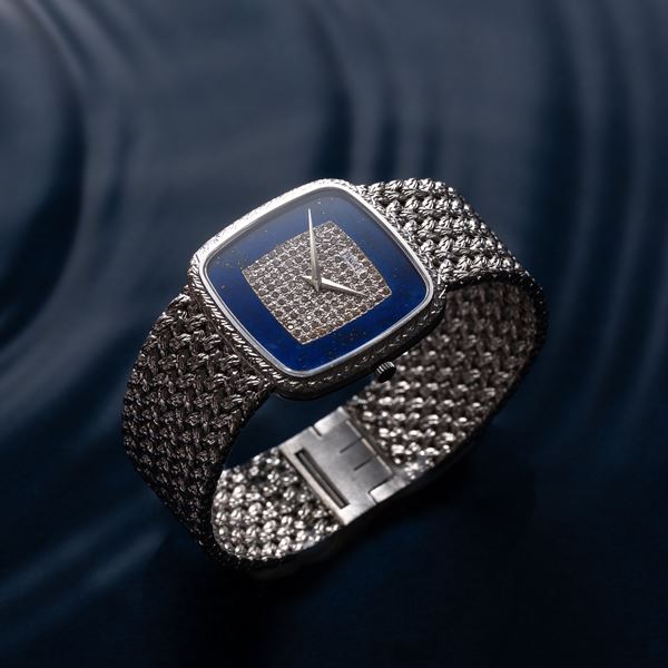 PIAGET - OROLOGIO DA POLSO IN ORO BIANCO 18KT DIAMANTI E LAPISLAZZULI
