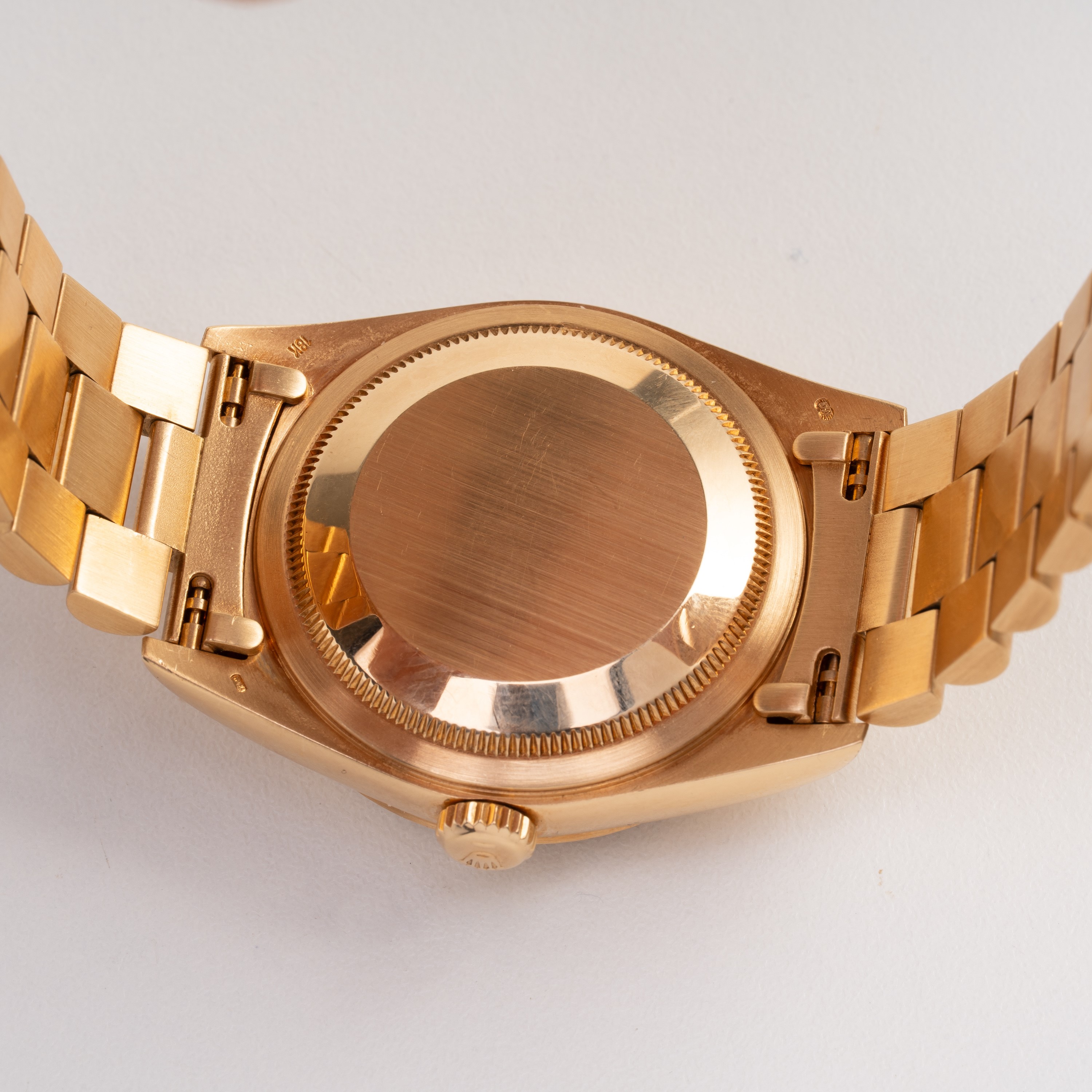 Rolex - Day-Date ref. 18238, 1991, orologio automatico in oro giallo 18 kt con bracciale “Preside...