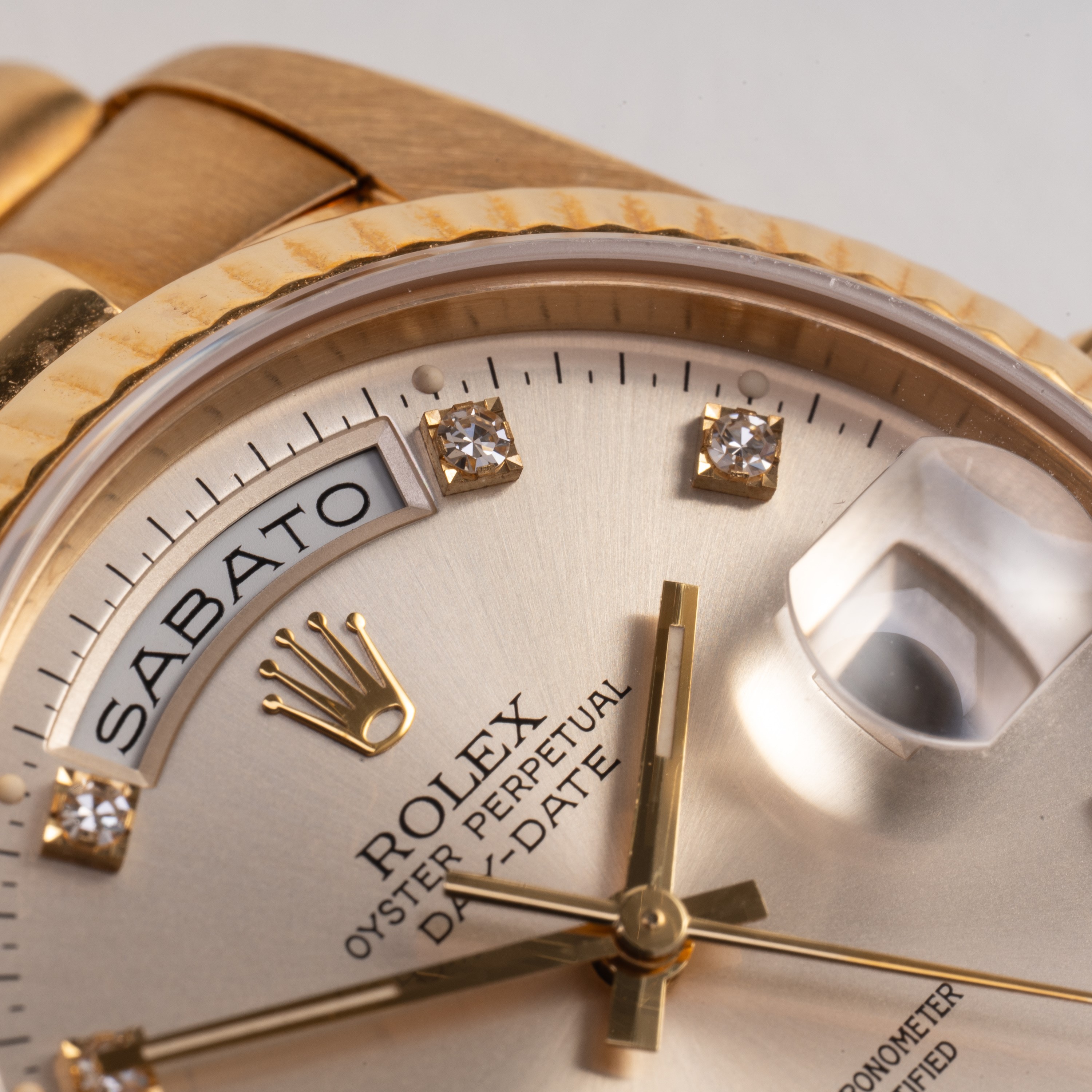 Rolex - Day-Date ref. 18238, 1991, orologio automatico in oro giallo 18 kt con bracciale “Preside...