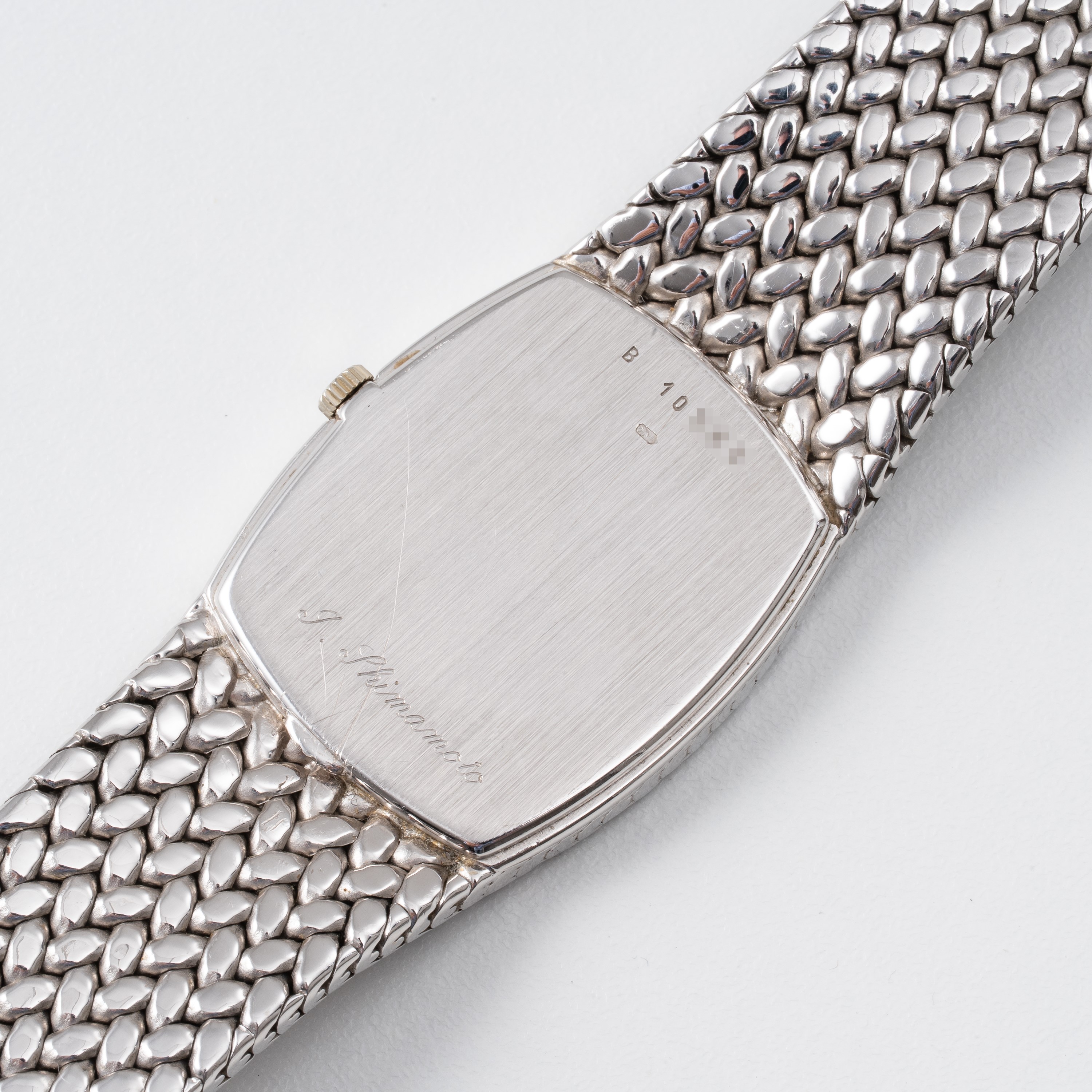 Audemars Piguet - Cobra, orologio da polso in oro bianco 18 kt con quadrante tropicale e diamanti