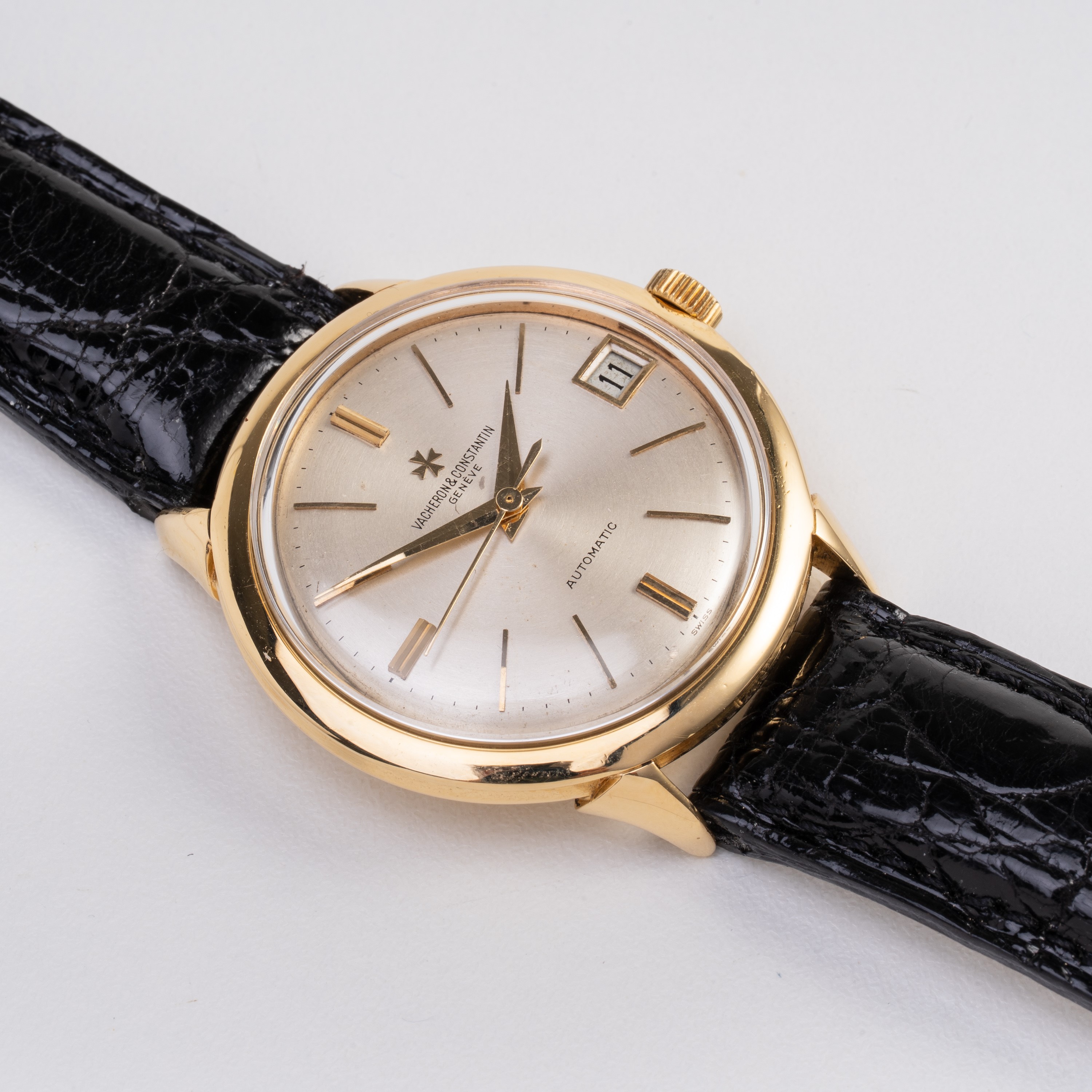 Vacheron Constantin - Orologio da polso solo tempo in oro giallo 18 kt con quadrante argenté e da...