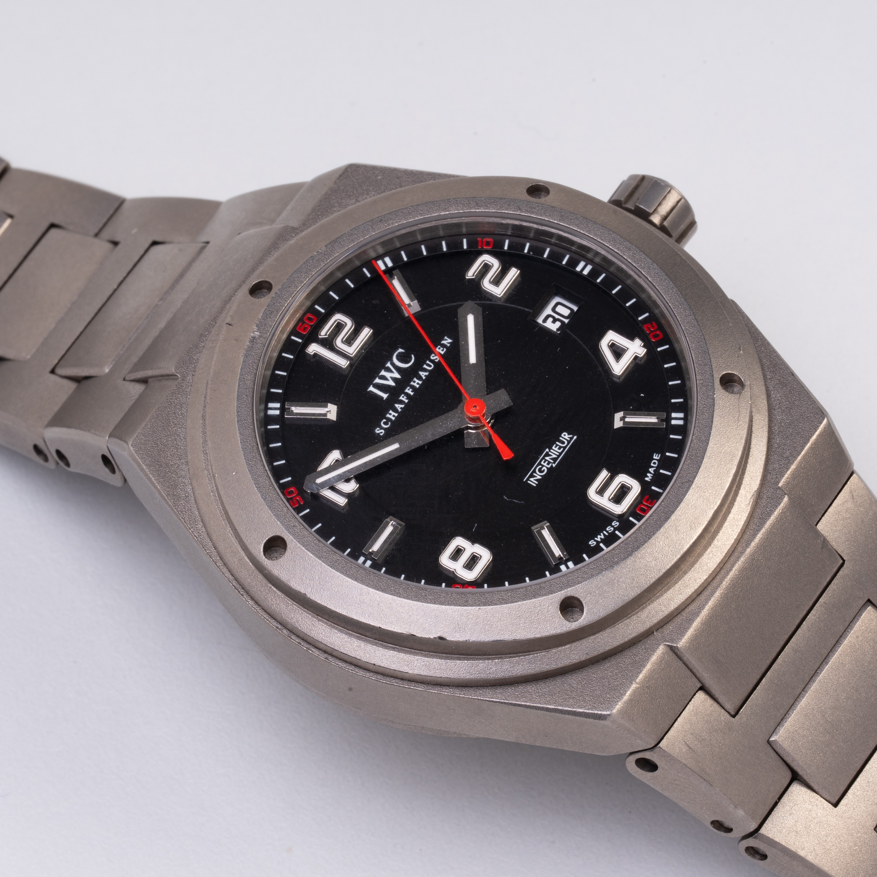 Iwc - Ingenieur AMG in titanio (referenza 3103093) con quadrante nero