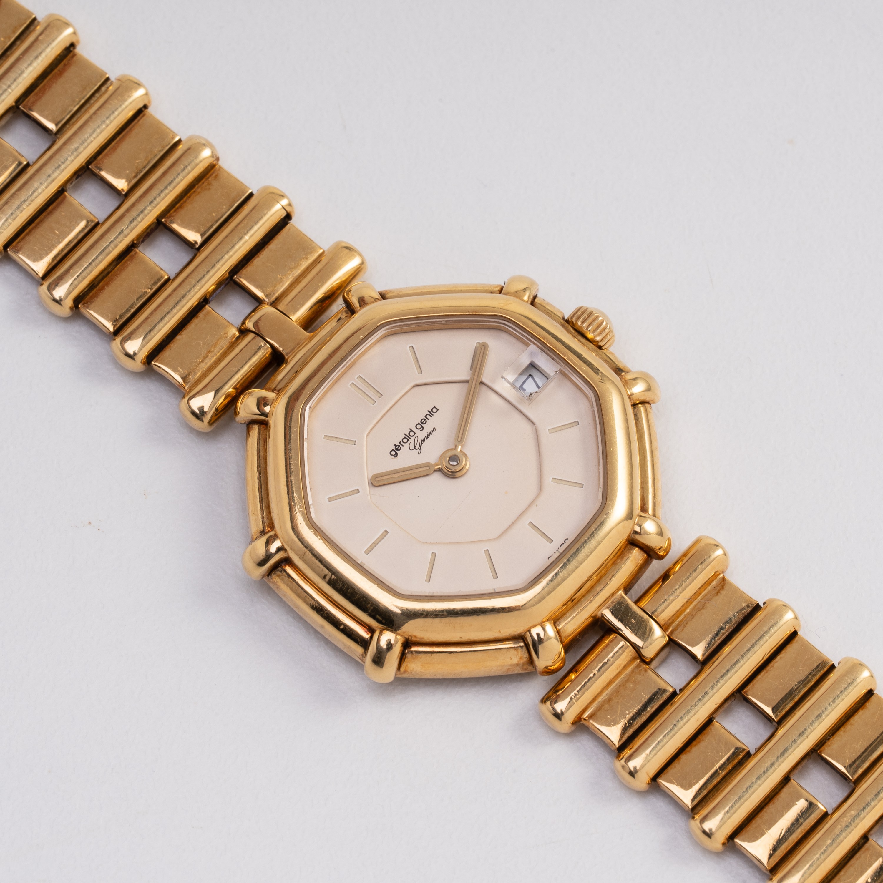 Gerald Genta - Lady Success — orologio solo tempo al quarzo in oro giallo 18 kt