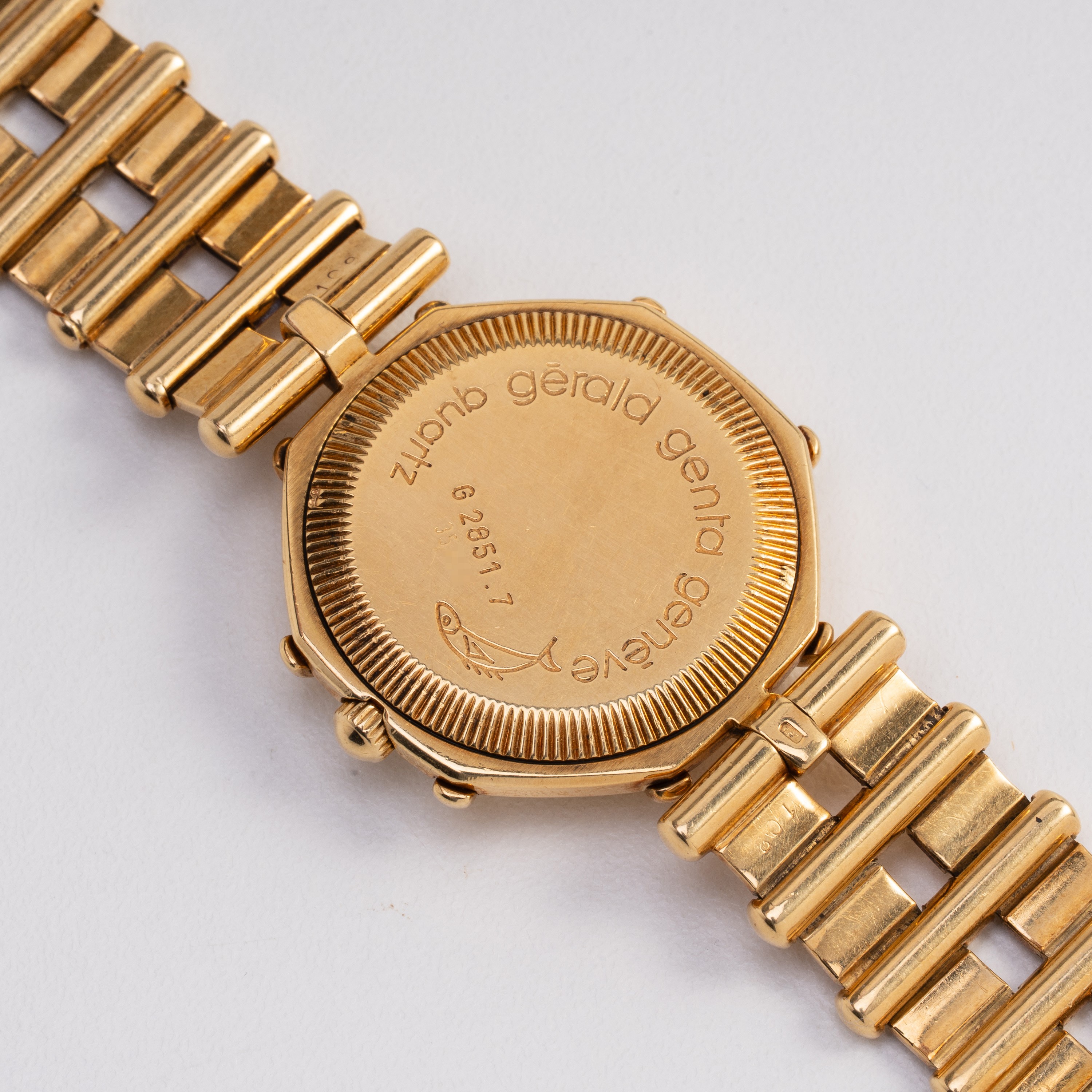 Gerald Genta - Lady Success — orologio solo tempo al quarzo in oro giallo 18 kt