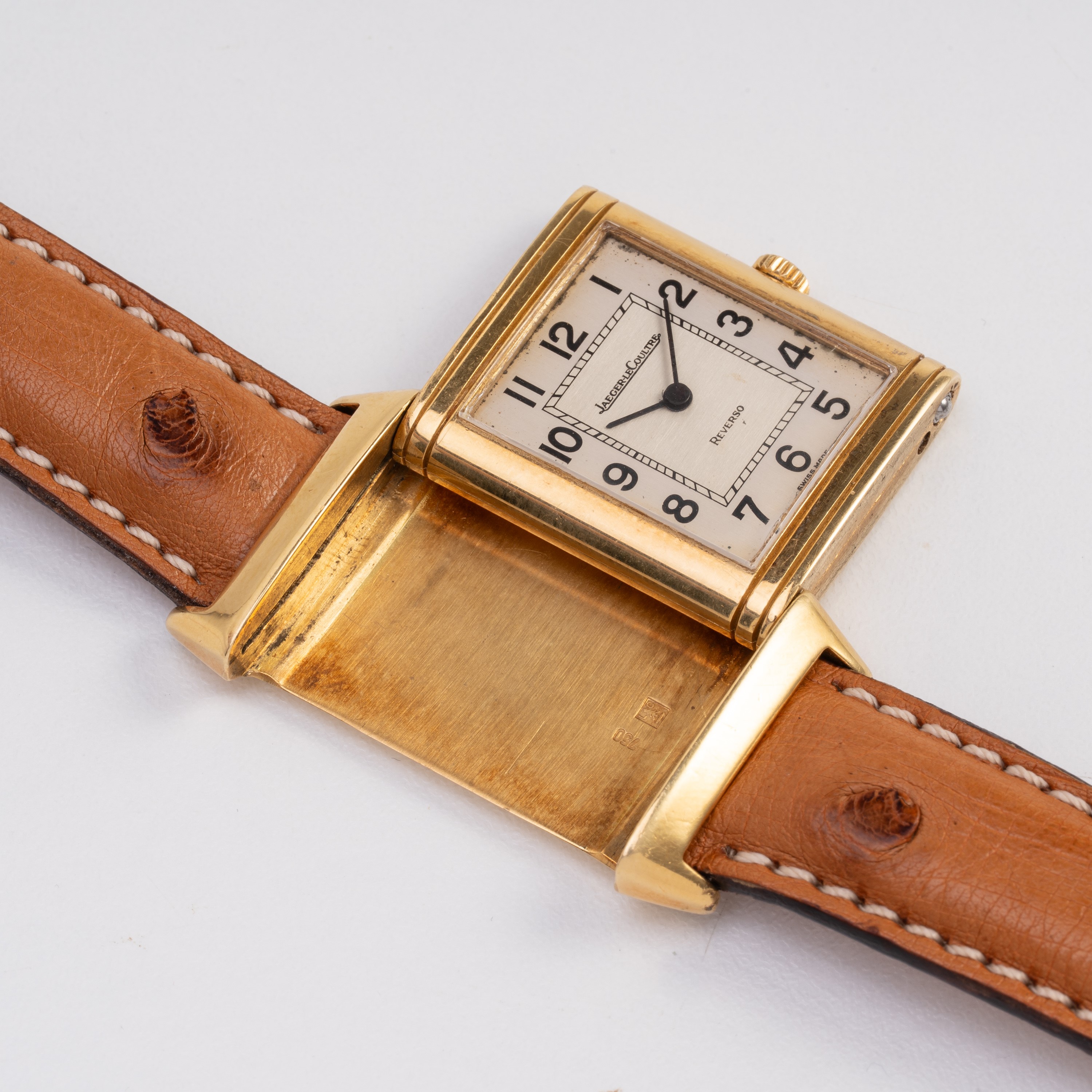 Jaeger le Coultre - Jaeger-LeCoultre, Reverso – Orologio solo tempo a carica manuale in oro giall...
