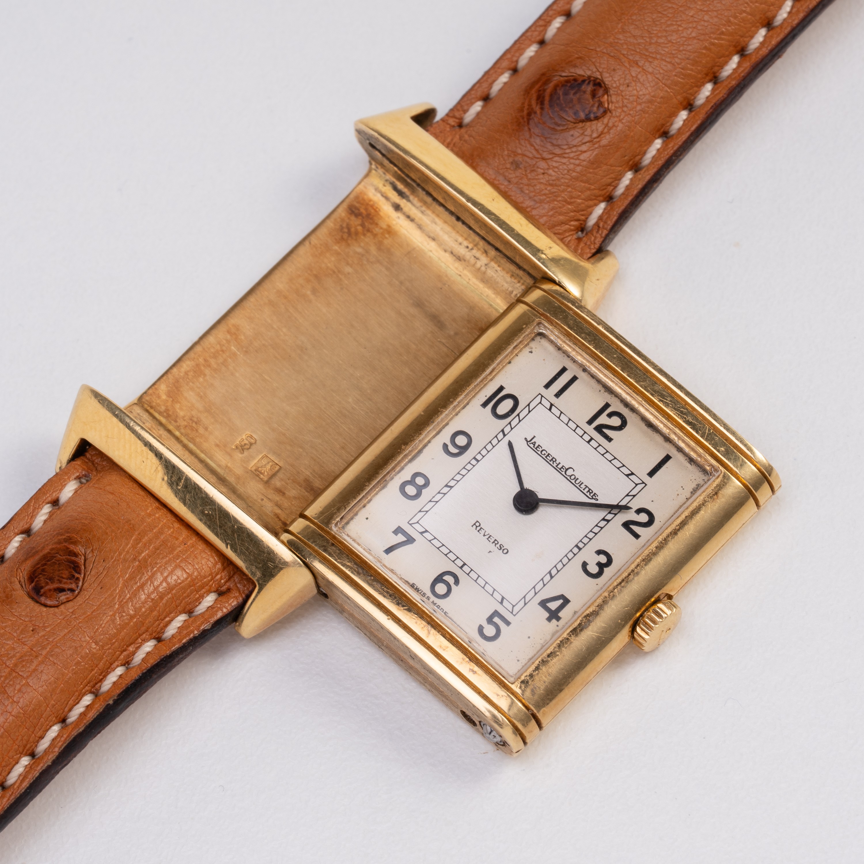 Jaeger le Coultre - Jaeger-LeCoultre, Reverso – Orologio solo tempo a carica manuale in oro giall...