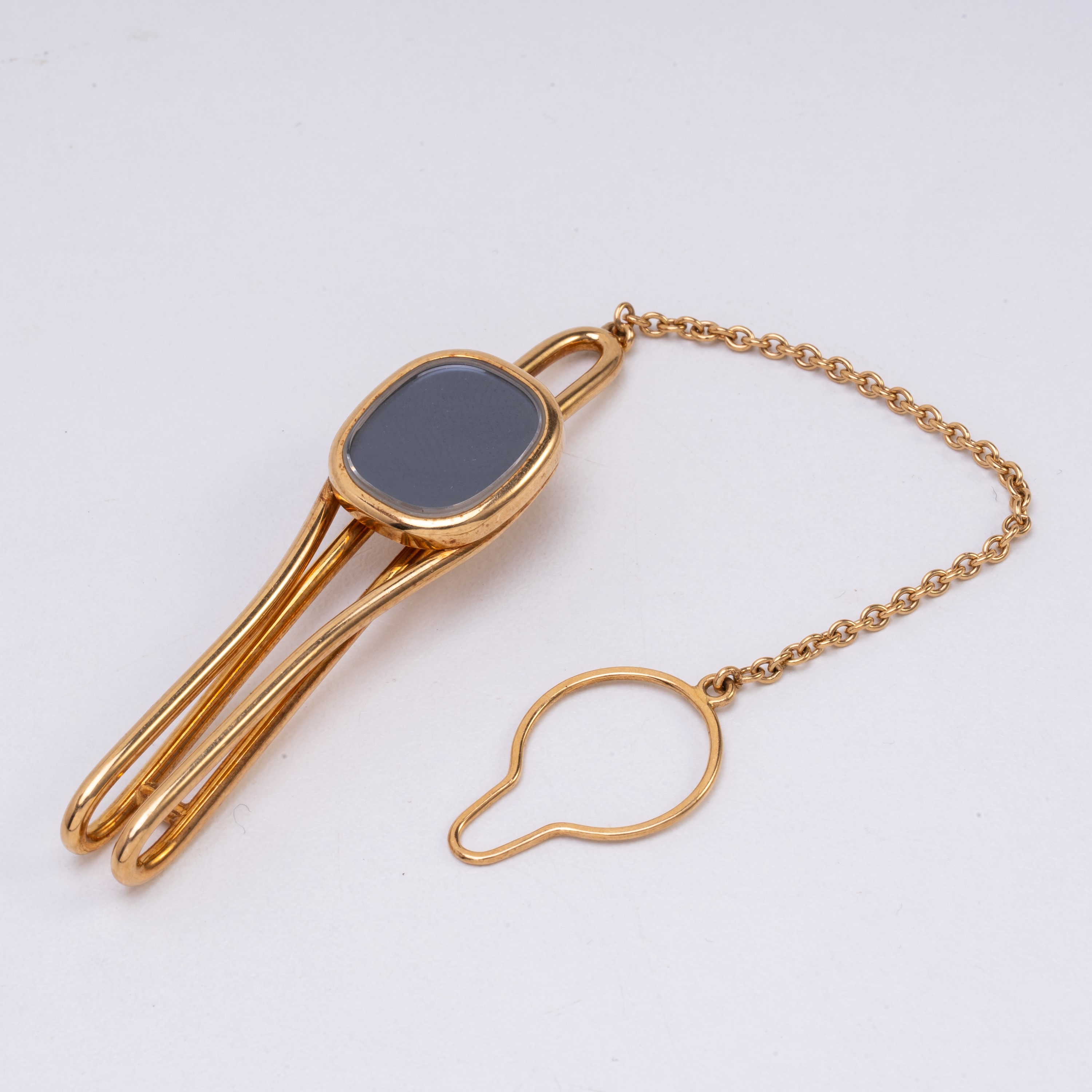Patek Philippe - Ellipse set in oro giallo 18 kt con gemelli, portachiavi e ferma cravatta