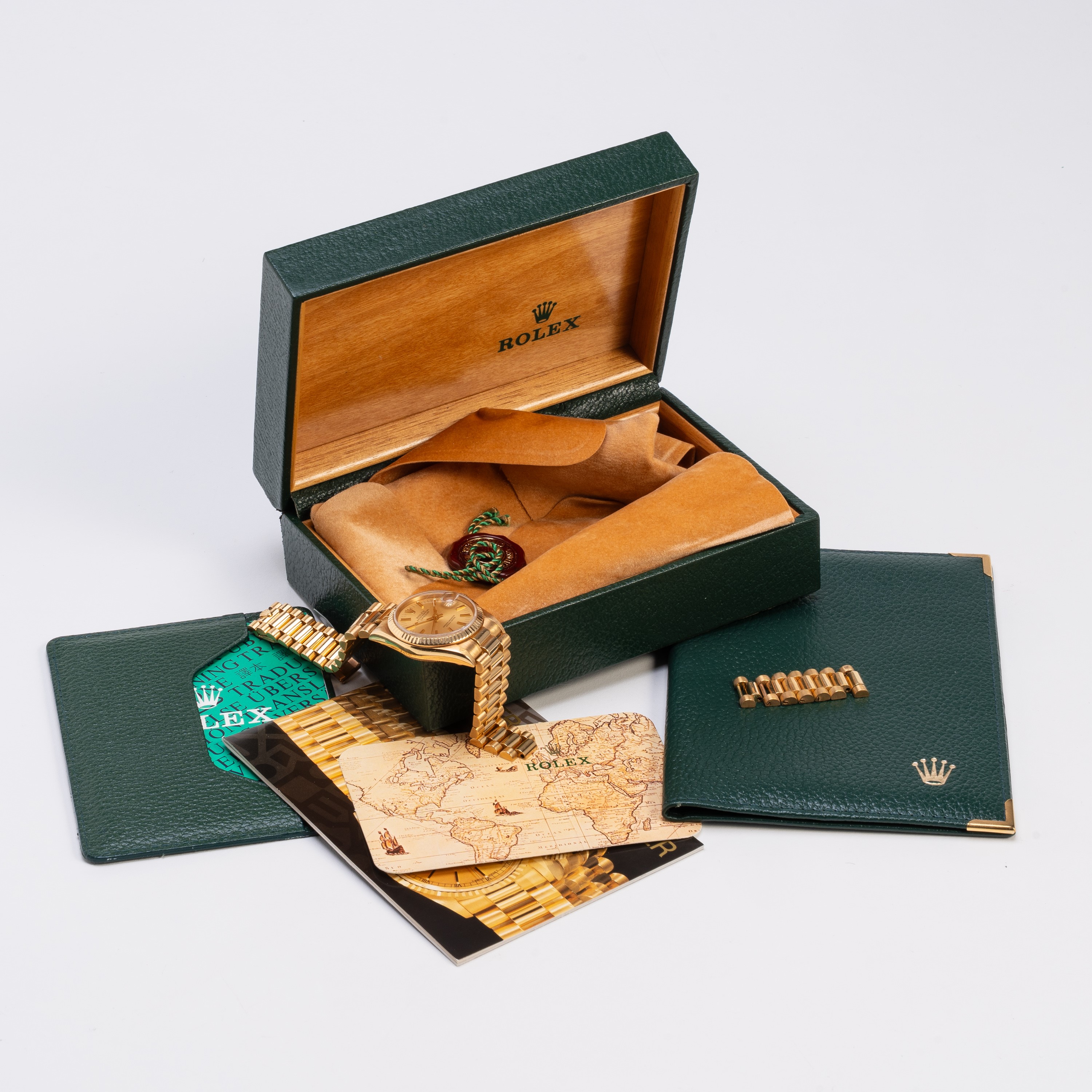 Rolex - Datejust Lady 68278, orologio solo tempo automatico in oro giallo 18 kt con quadrante cha...