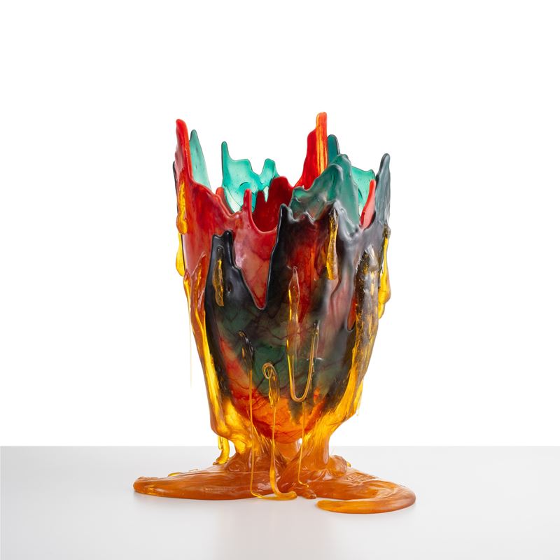 Gaetano Pesce - Vaso XL in resina policroma (Fish Design)