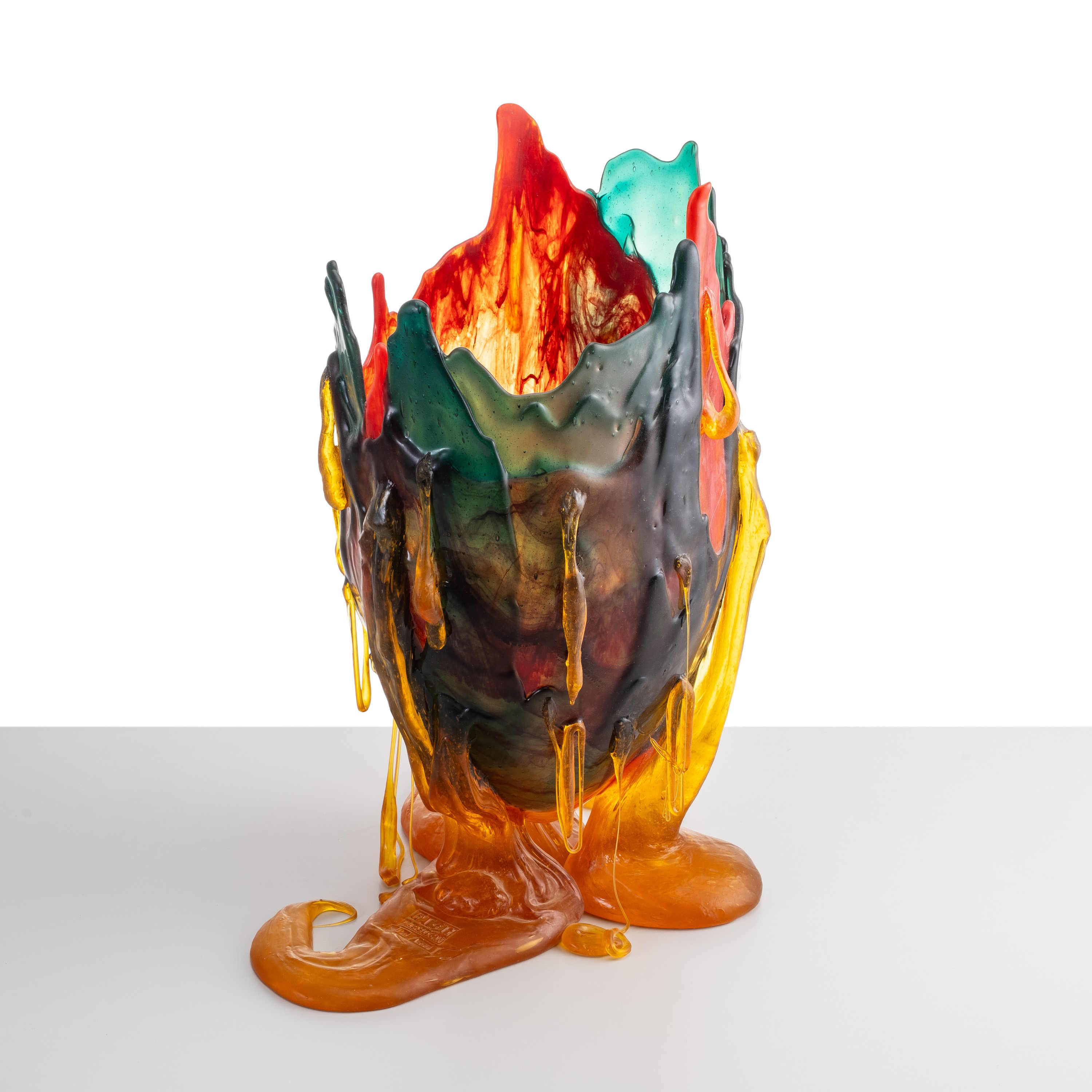 Gaetano Pesce - Vaso XL in resina policroma (Fish Design)
