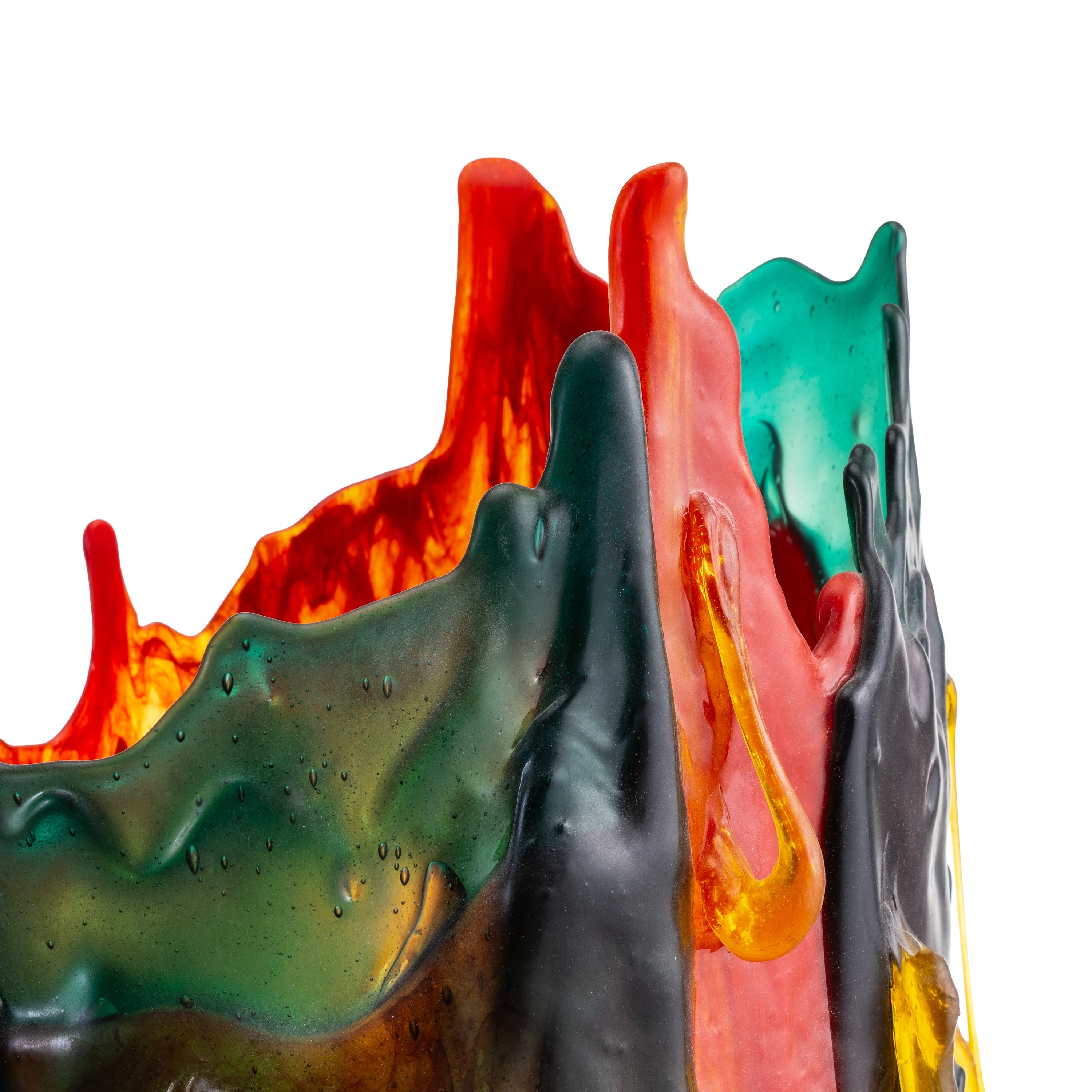 Gaetano Pesce - Vaso XL in resina policroma (Fish Design)