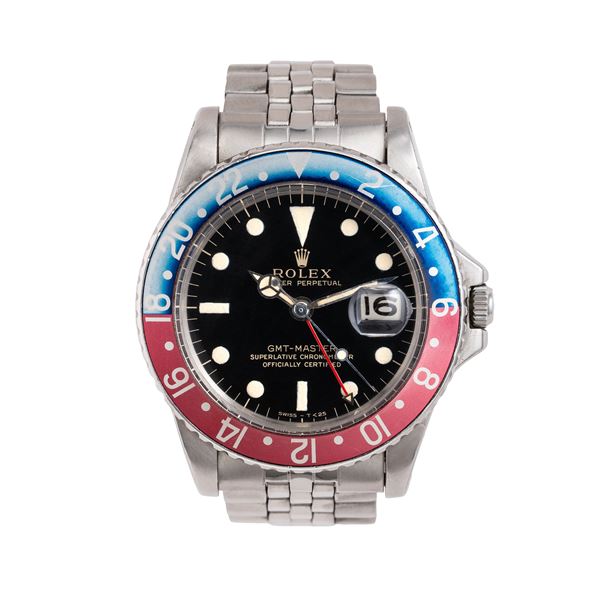ROLEX - ROLEX - GMT MASTER OROLOGIO GMT IN ACCIAIO A CARICA MANUALE CON QUADRANTE GILT, GHIERA BIDIREZIONALE BICOLORE E BRACCIALE JUBILEE