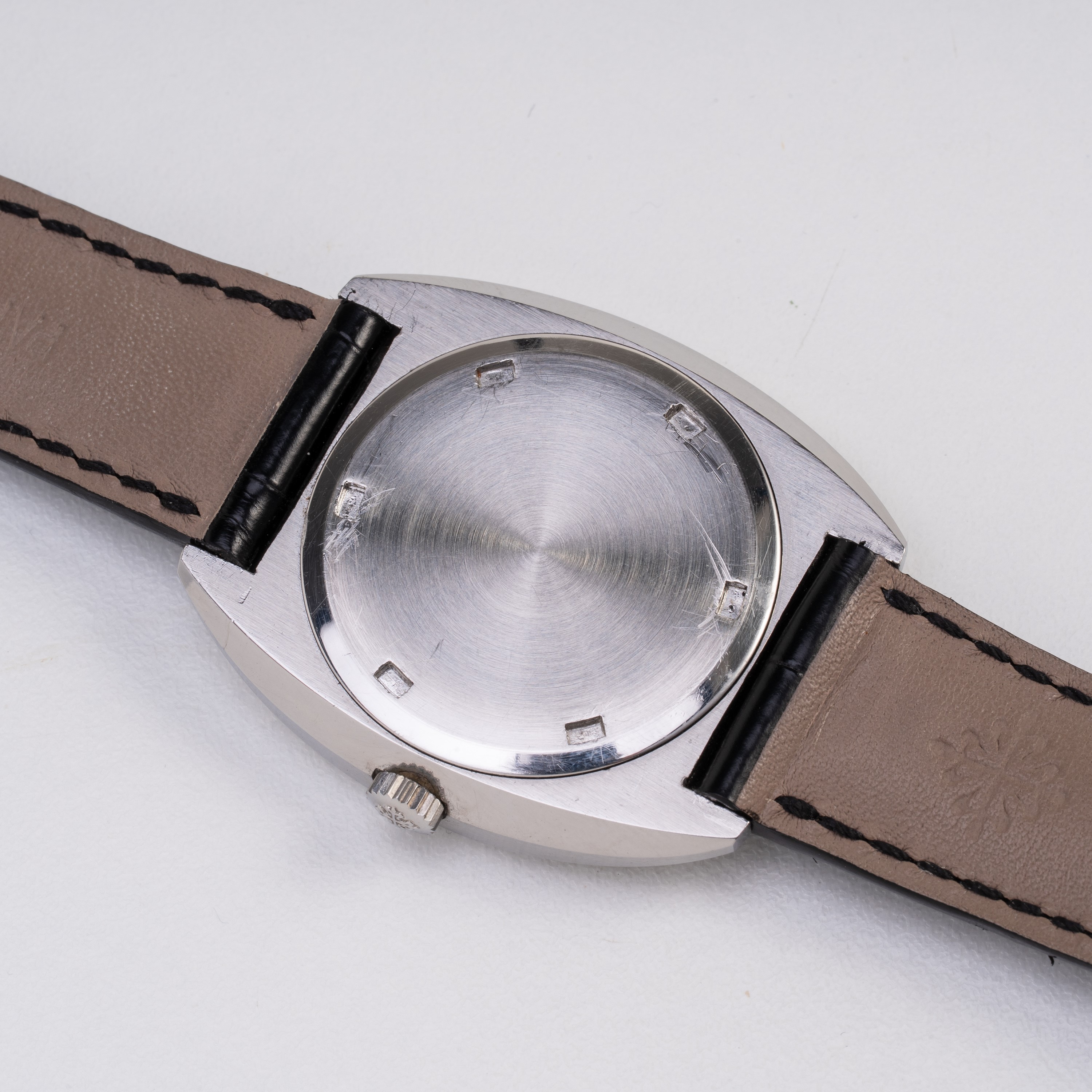 Patek Philippe - Calatrava 3579 — orologio solo tempo a carica manuale in acciaio con quadrante b...