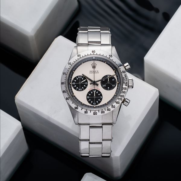 ROLEX - DAYTONA CRONOGRAFO A CARICA MANUALE IN ACCIAIO CON QUADRANTE 'PAUL NEWMAN'