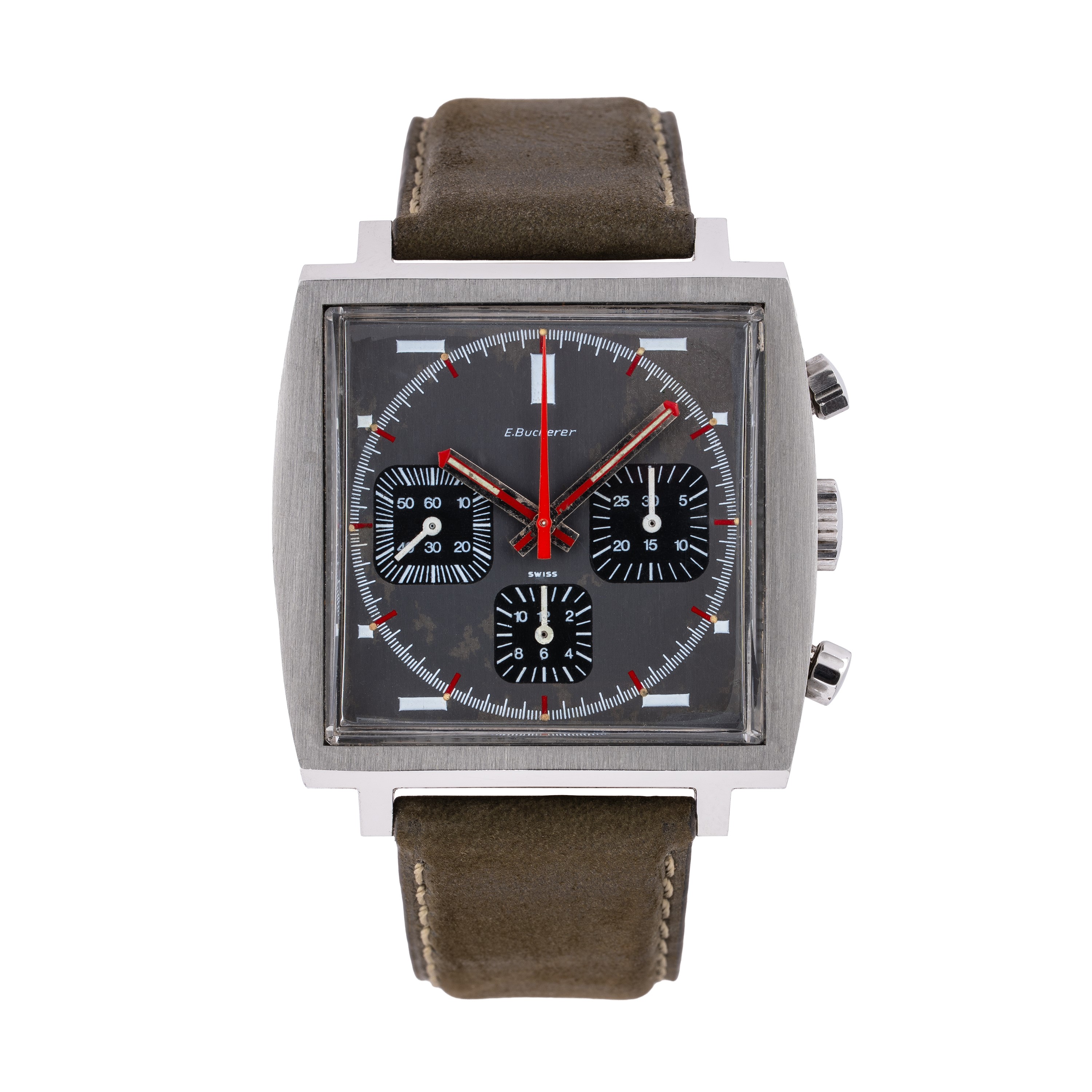 Heuer - Monaco Bucherer, cronografo in acciaio a carica manuale (Ref. 73633)
