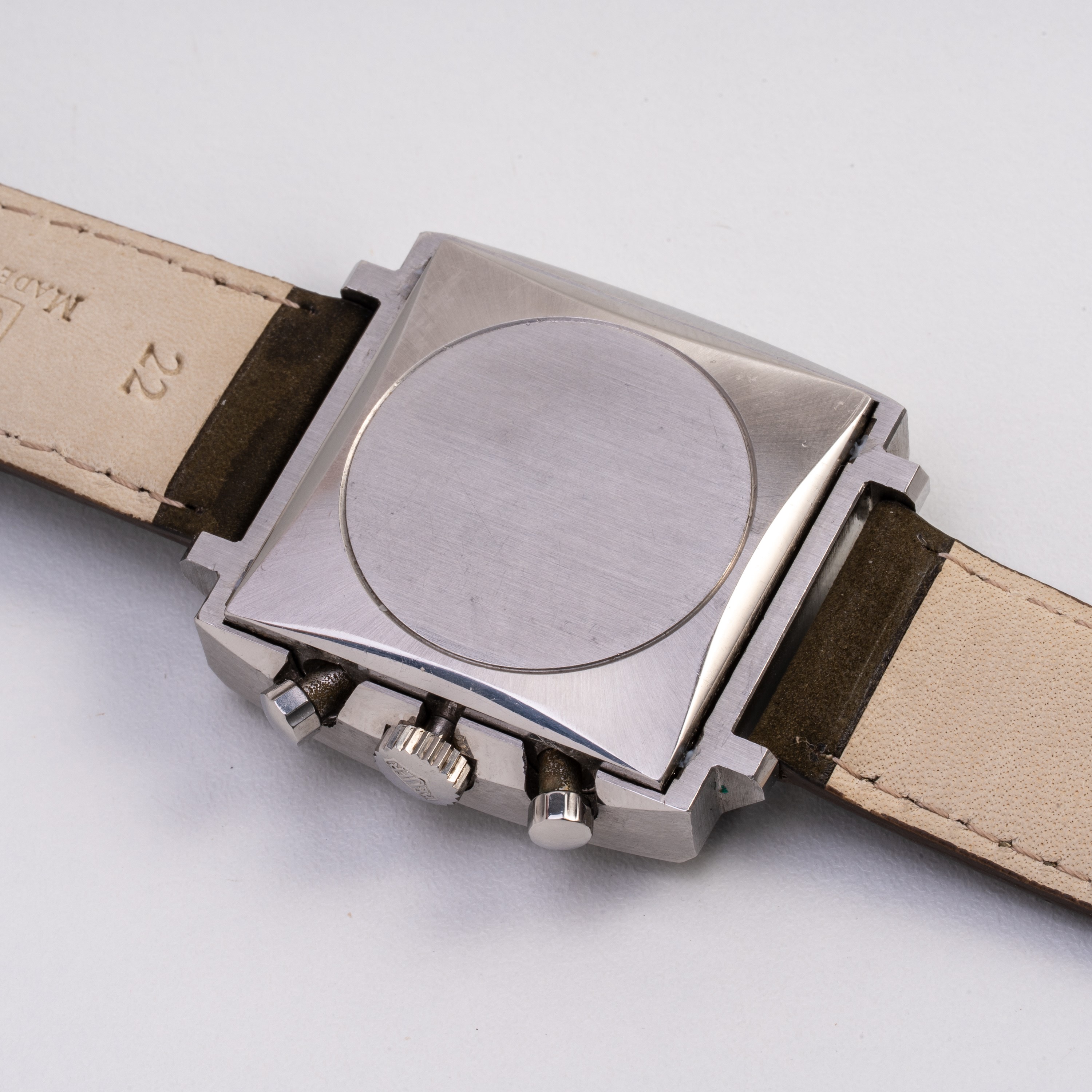 Heuer - Monaco Bucherer, cronografo in acciaio a carica manuale (Ref. 73633)