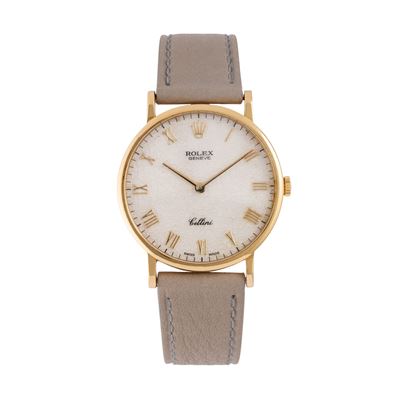 Cellini 5112, orologio solo tempo a carica manuale in oro giallo 18kt con quadrante bianco "Jubil...